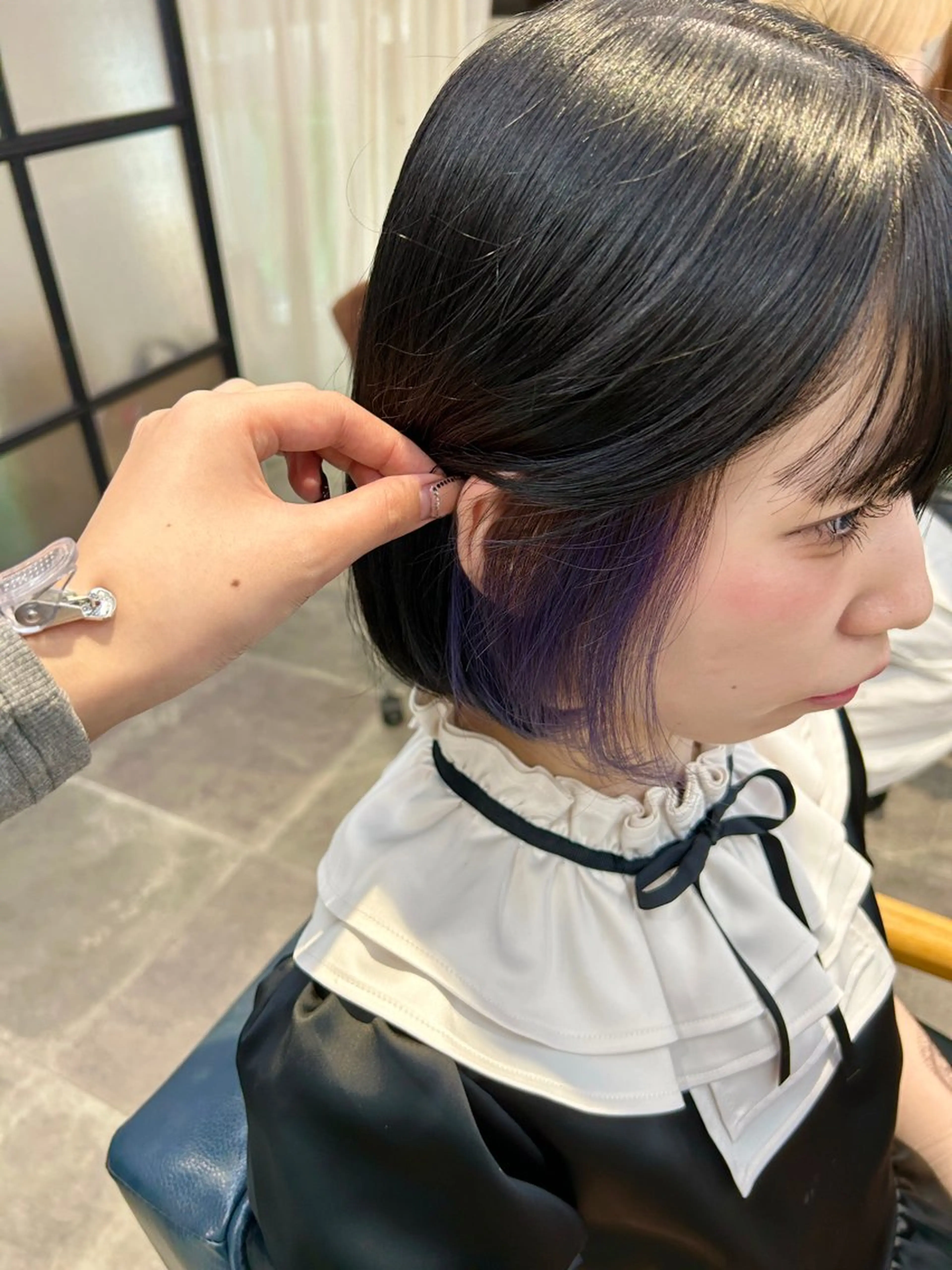 ミディアム カラー ヘアカラー トリートメント newi梅田🫧韓国 ヘア🫧sakiのヘアスタイル