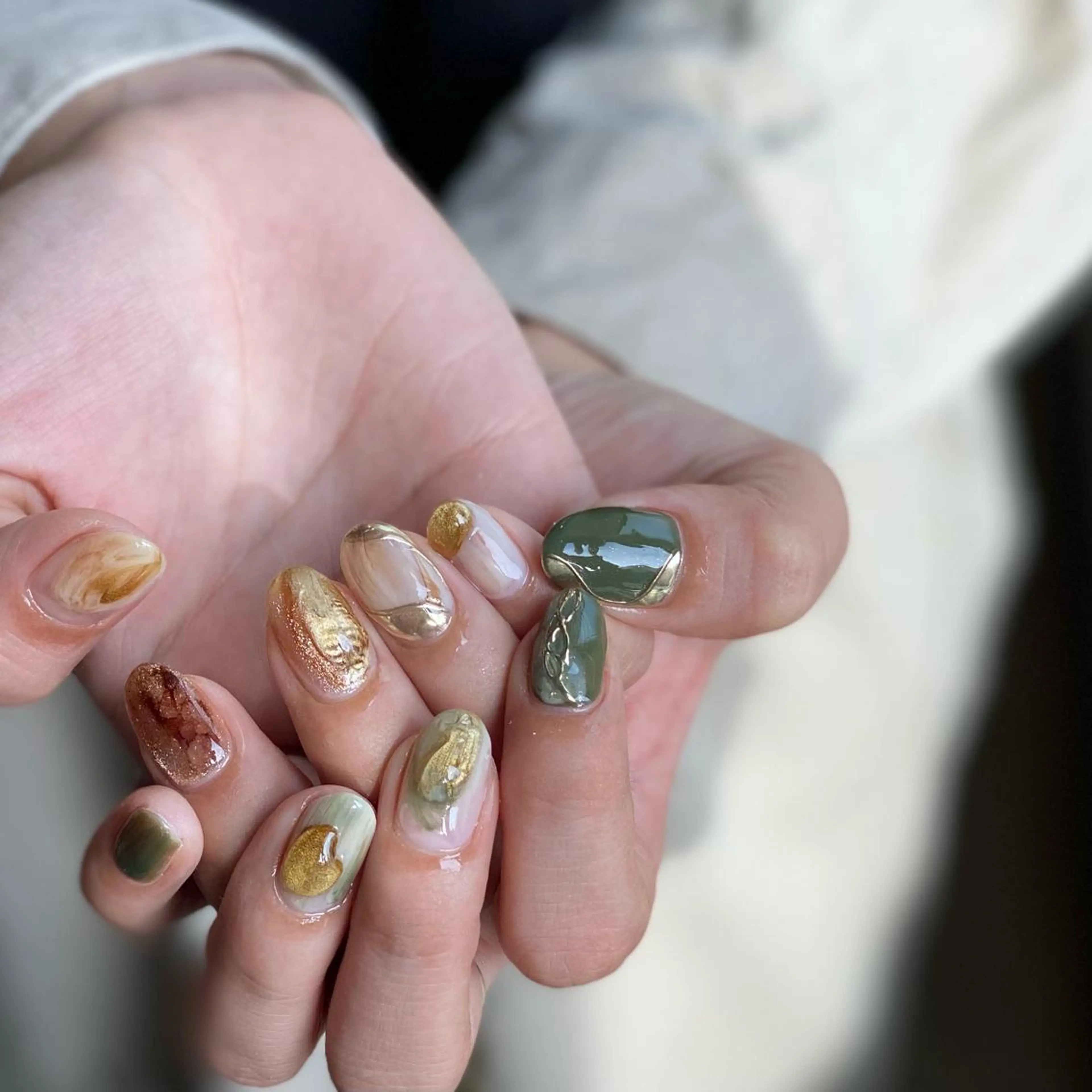 ⭐️ご新規様500円OFF⭐️【オフあり】お任せNuance nail✨ 8500yenの写真