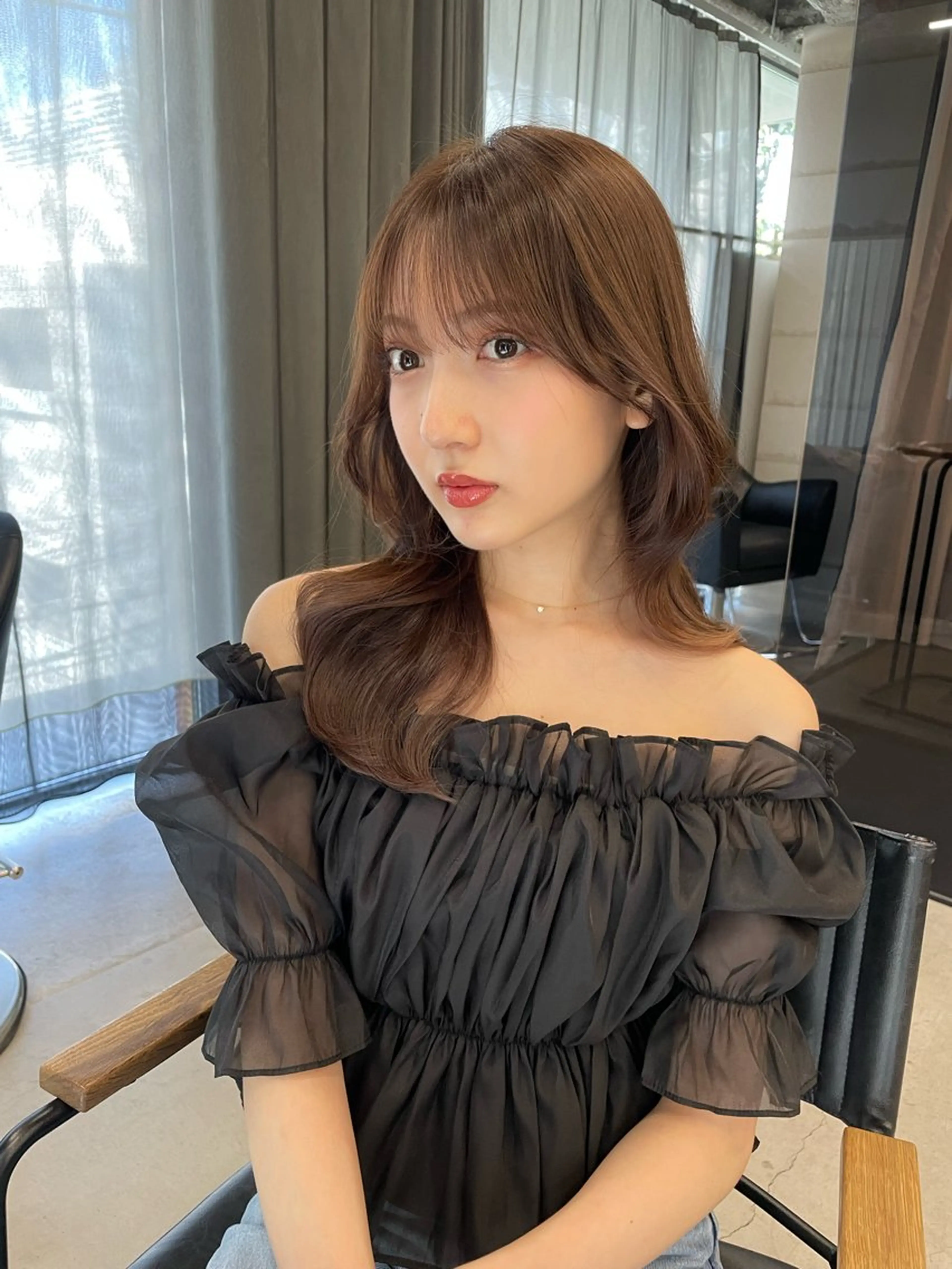 ミディアム Allure所属・伊藤 莉奈　韓国ヘアのヘアスタイル