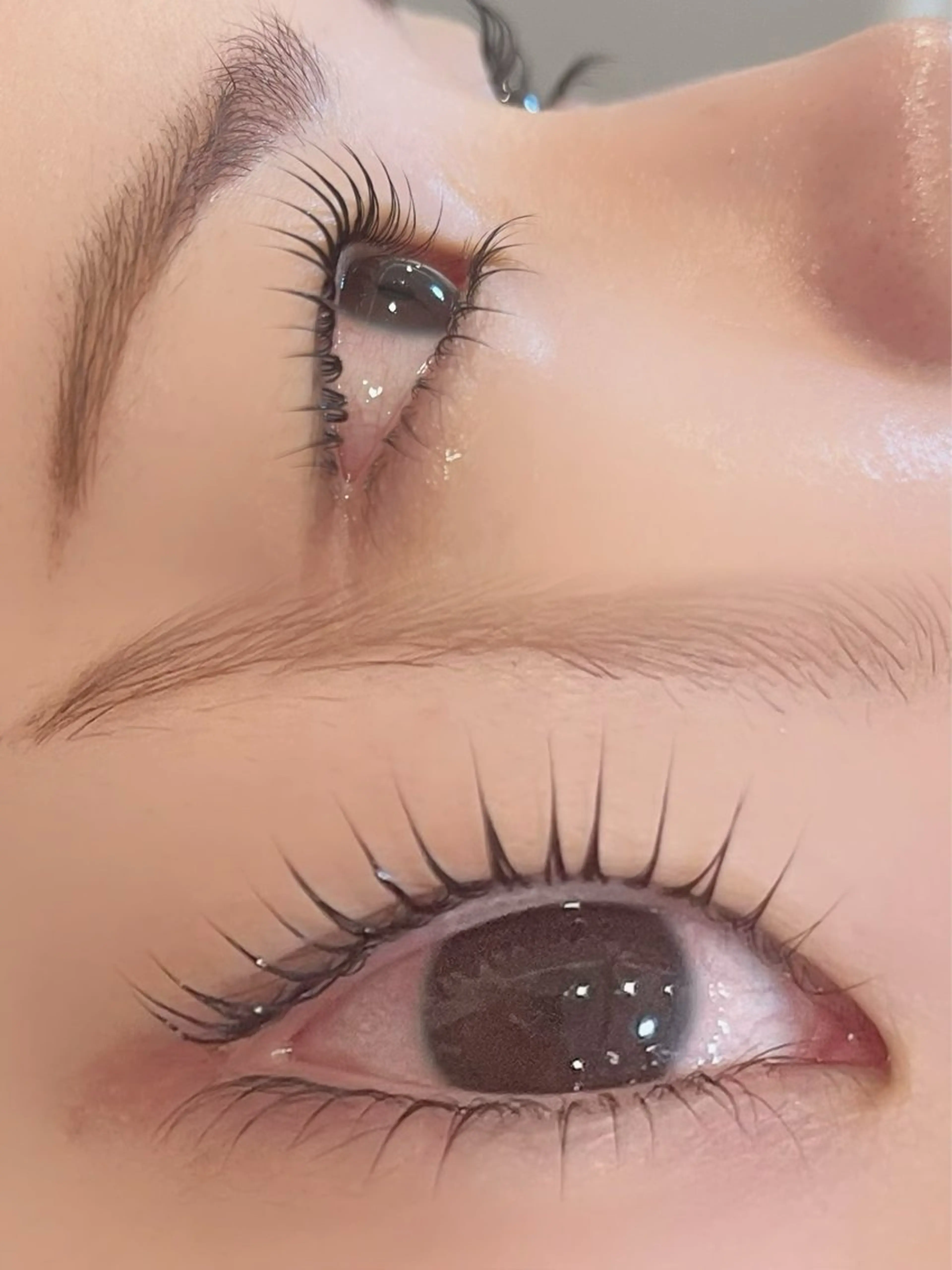 マツエク・マツパ 下まつげエクステ 一重×まつ毛パーマ 富田 るかのマツエク・マツパデザイン