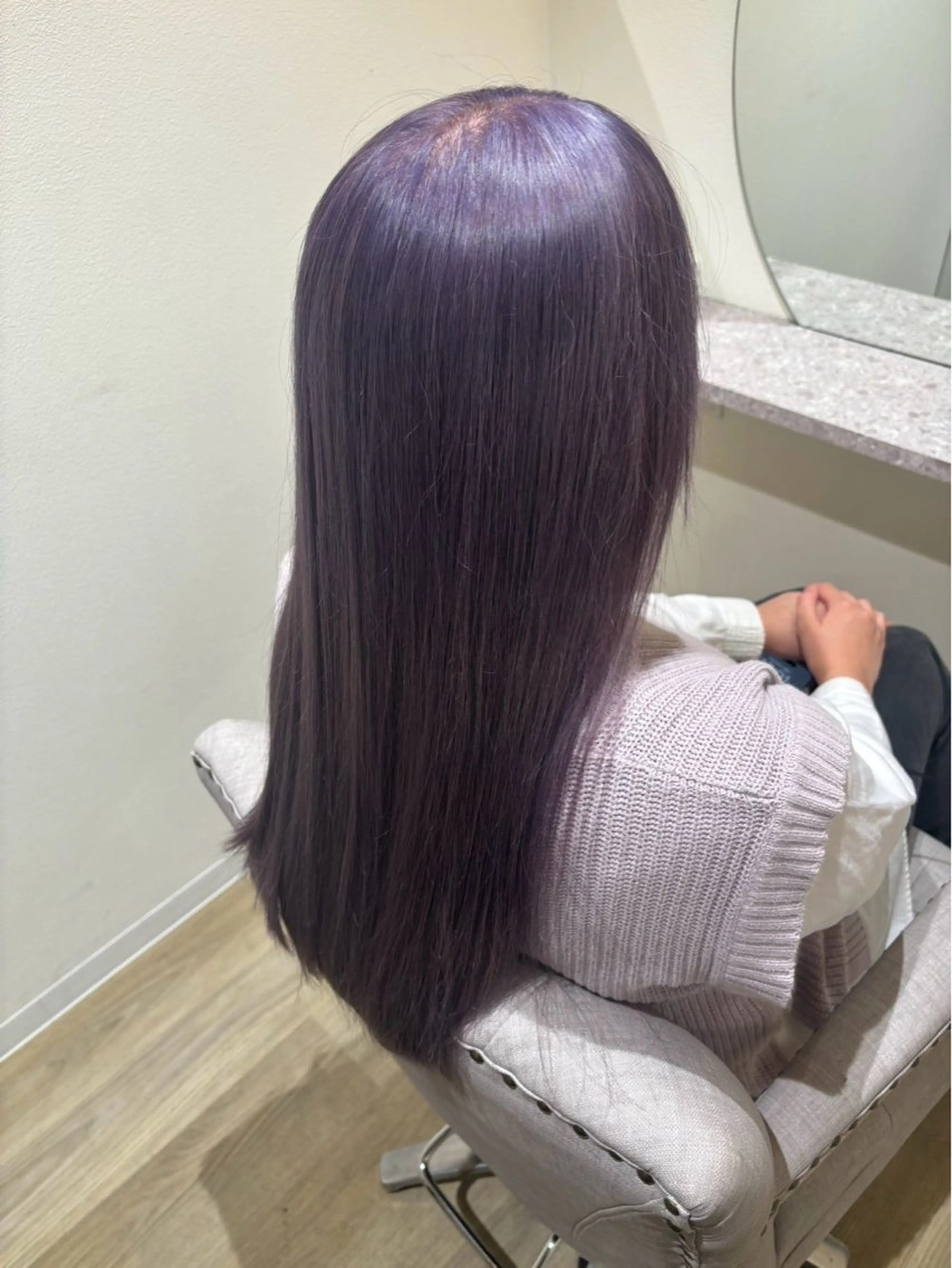 ロング カラー LEAPS adore都島店所属・みゆう 都島/透明感のヘアスタイル