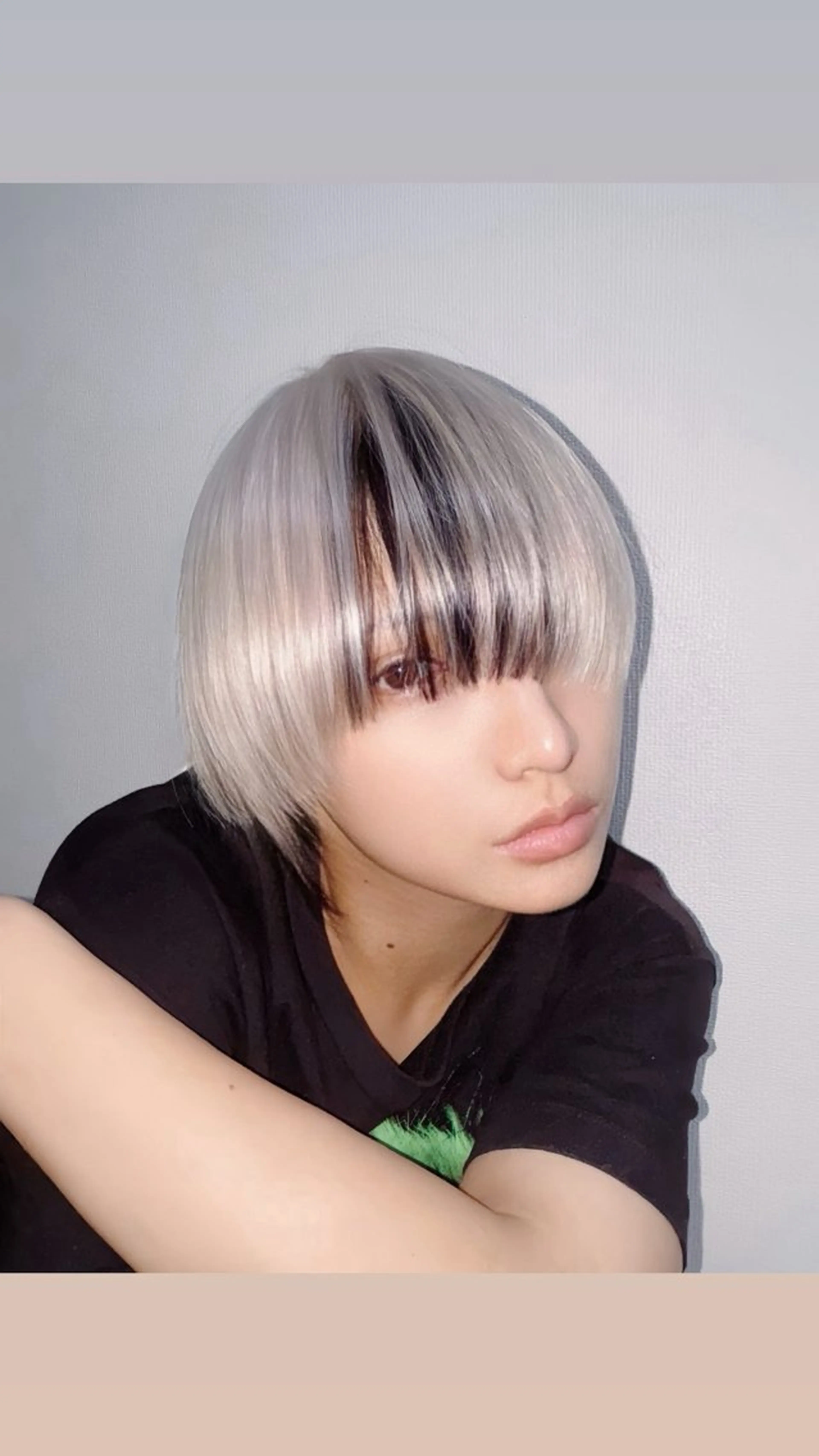 ショート ショートヘア ウルフカット カット ハイトーン専門美容師 kimutaのヘアスタイル