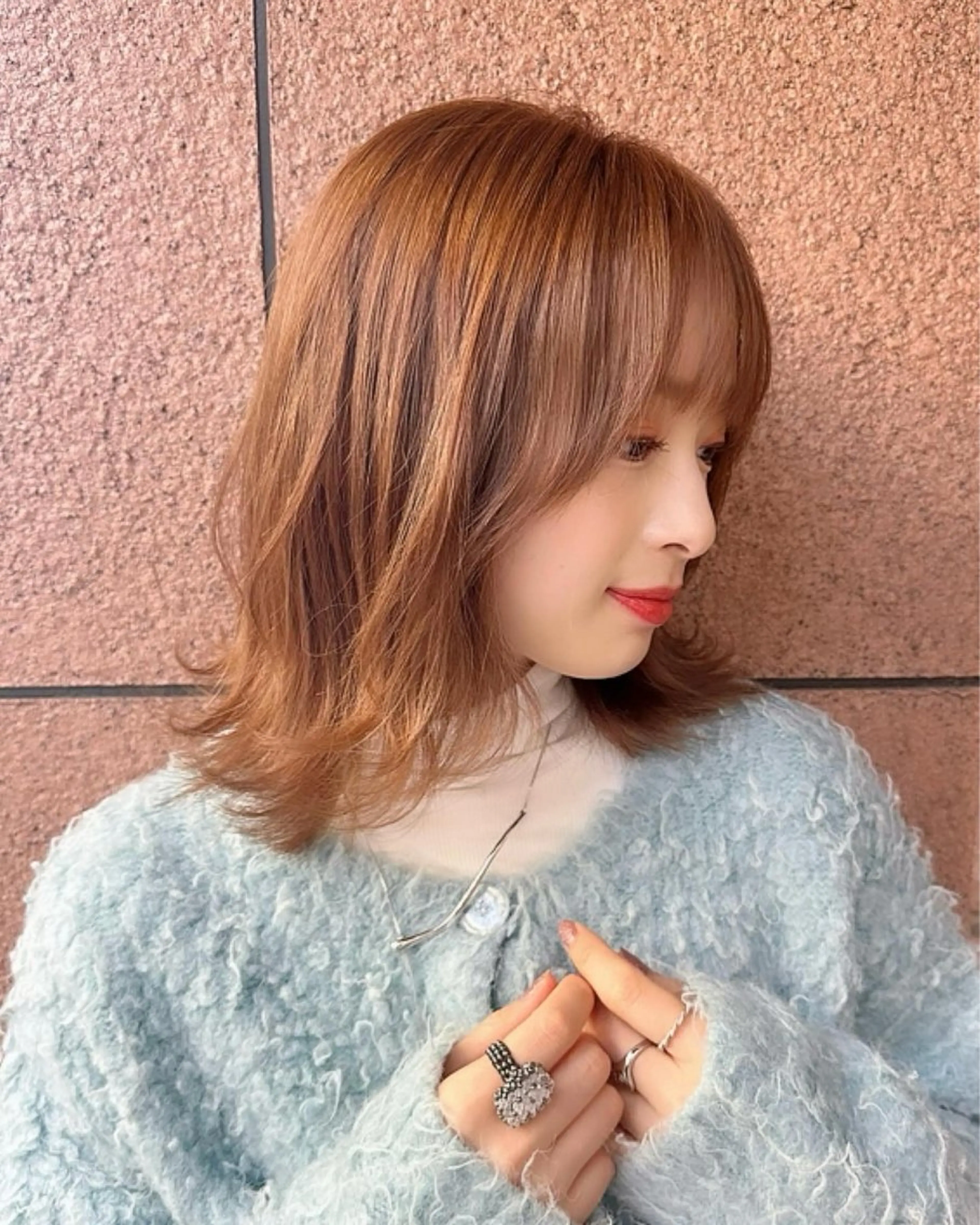 ミディアム カラー Taguuu.所属・💎耳ツボジュエリー ＆ヘアサロン✂️のヘアスタイル