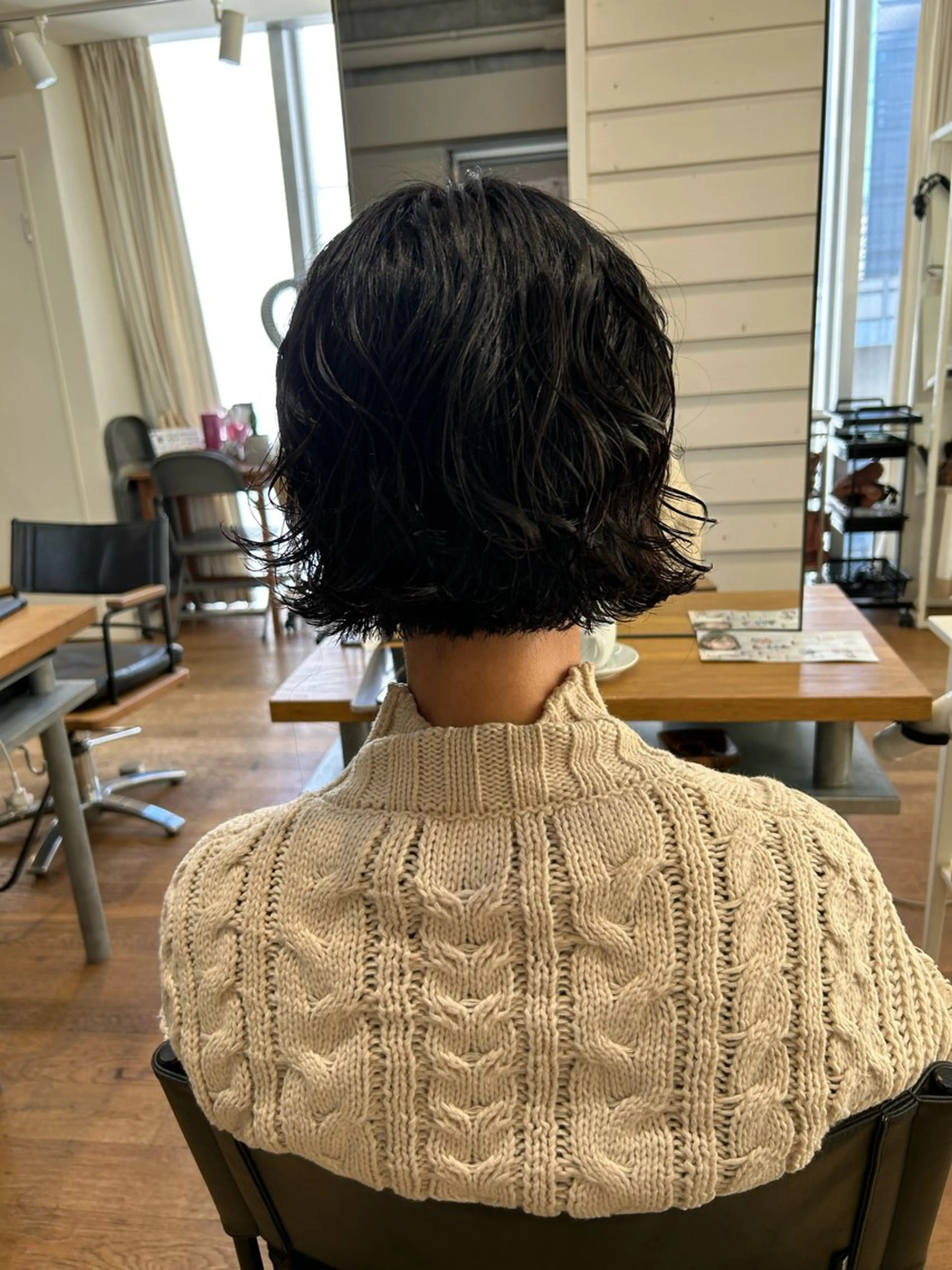 ショート パーマ ボブ 、 、のヘアスタイル