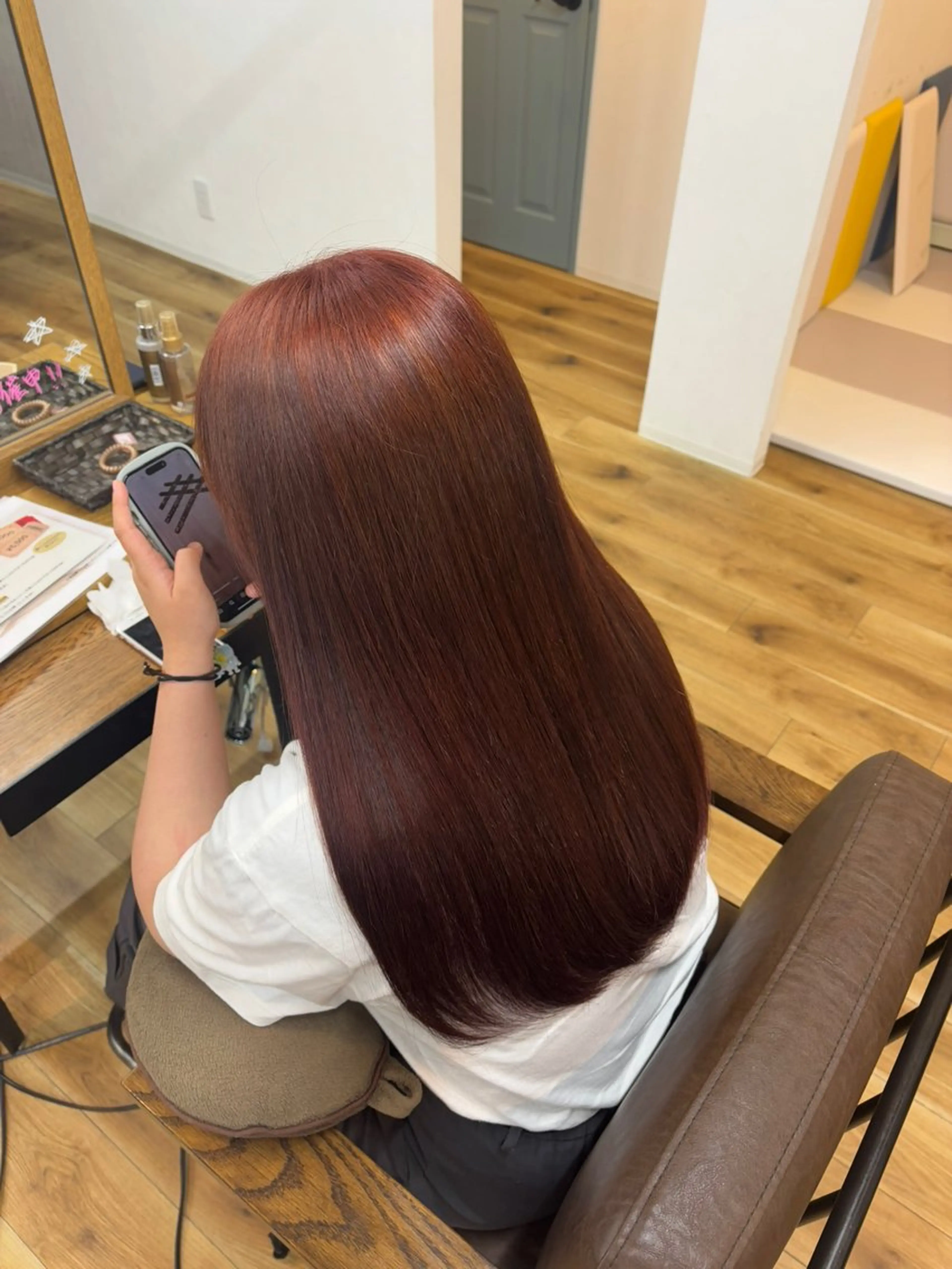 ロング ビフィーノ・モーダ所属・よこやま かりん🎵のヘアスタイル