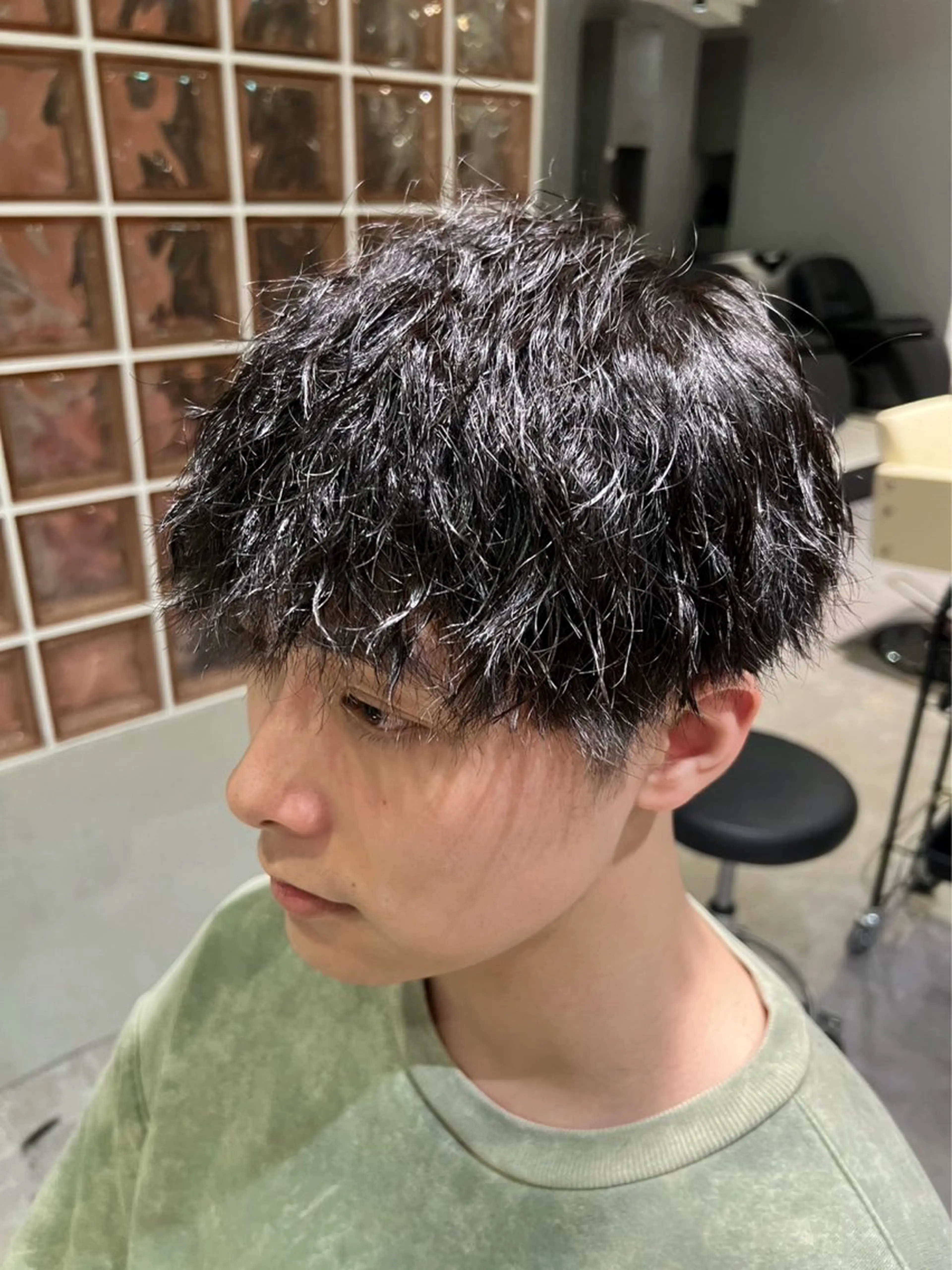 パーマ メンズ メンズパーマ ツイストスパイラルパーマ スパイラルパーマ Gemma所属・新井 有真のヘアスタイル