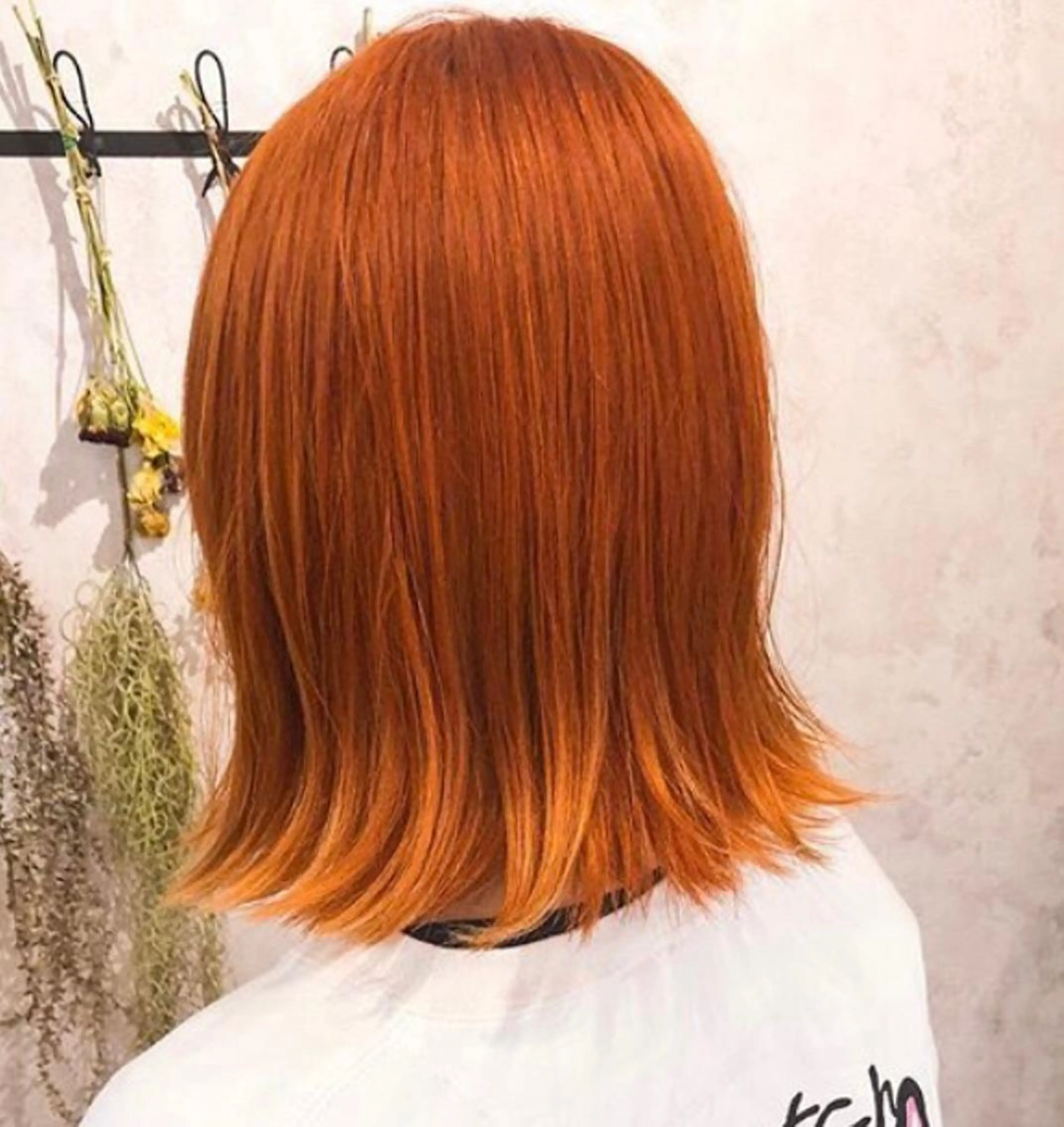 ショート カラー オレンジ 💎透明感カラー特化 💎TAISEIのヘアスタイル