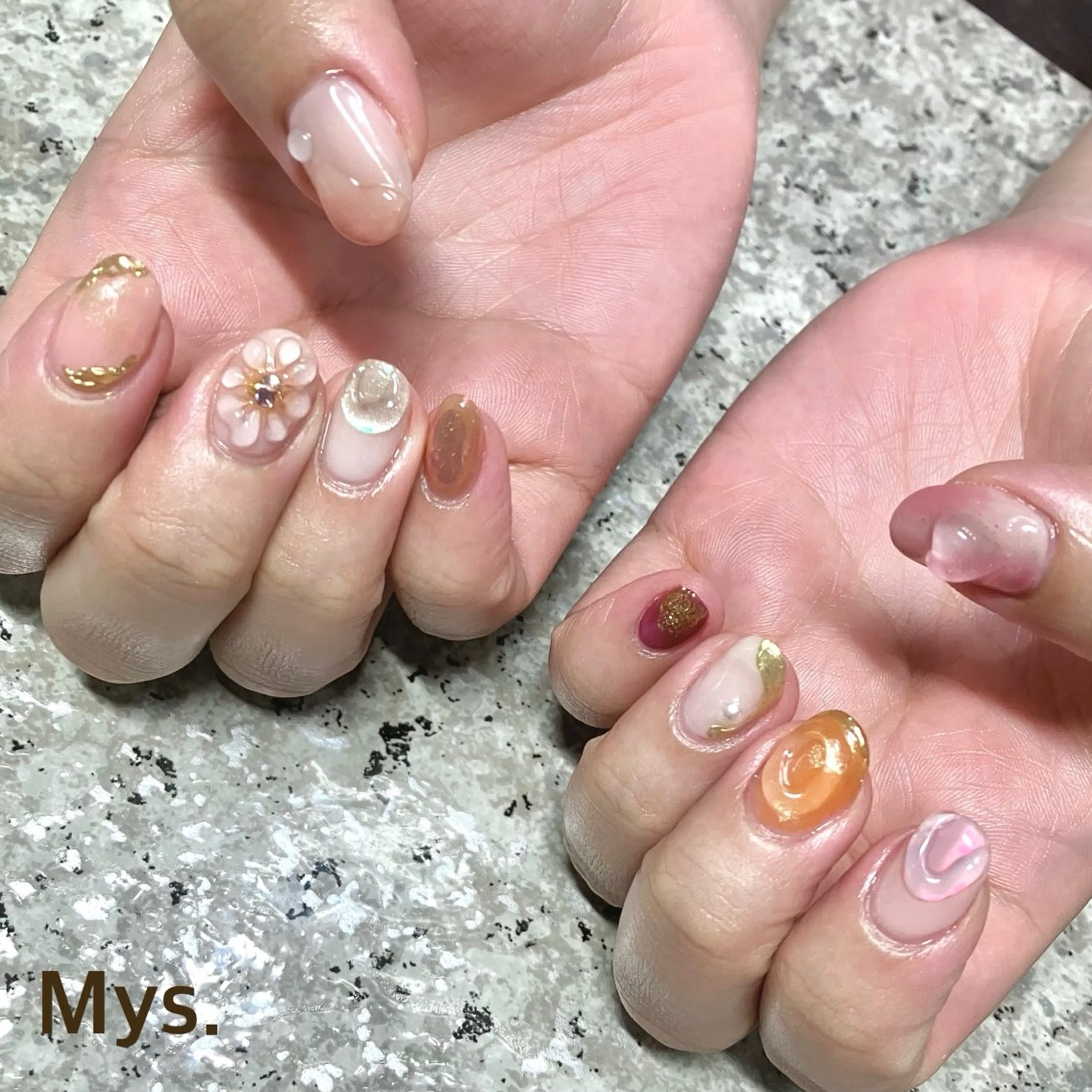 ネイル ハンドネイル Mys. 三上紗紀のネイルデザイン