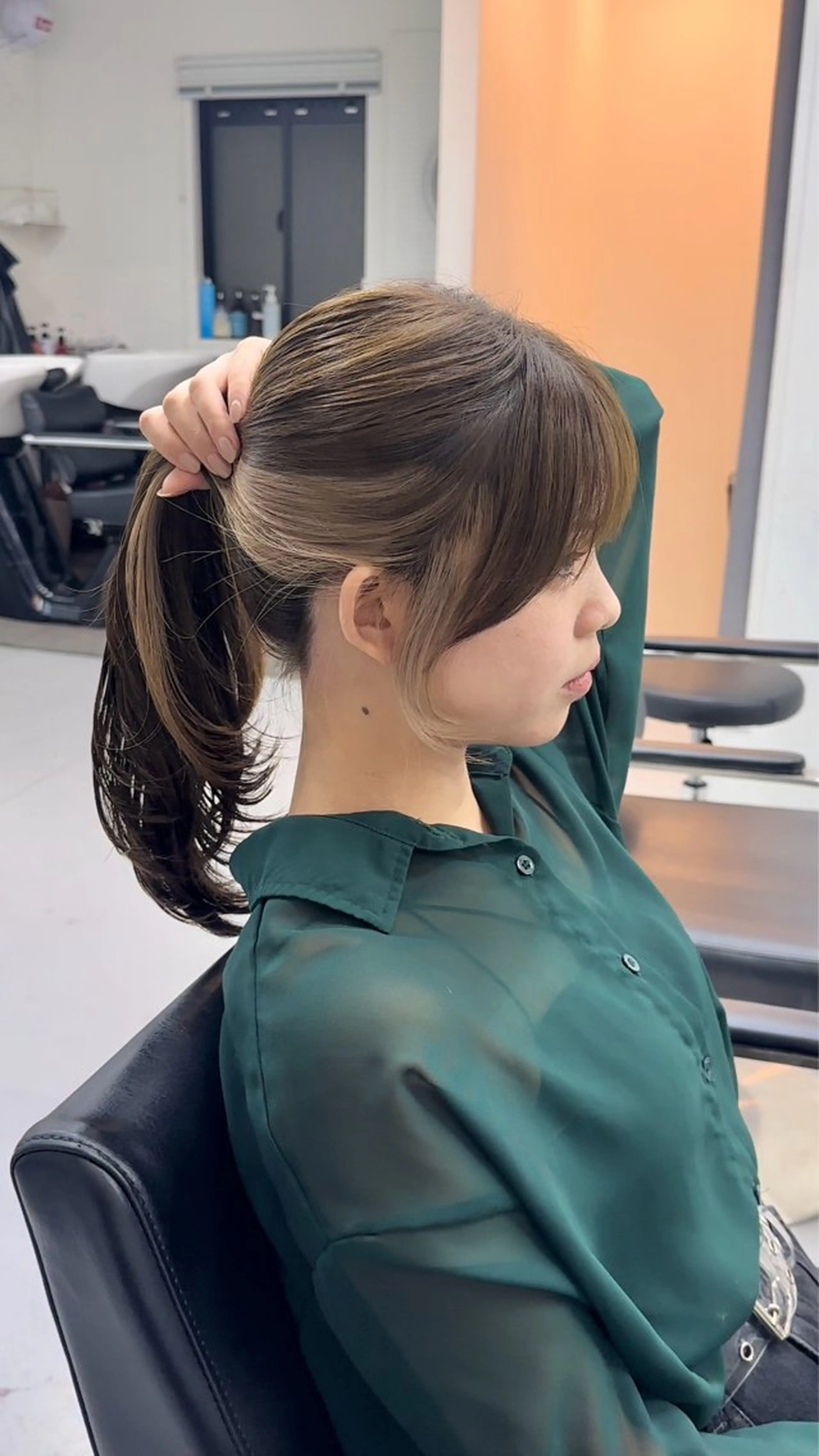 ロング カラー ブリーチ ケアブリーチ デザインカラー インナーカラー カット ヘアカラー トリートメント インナーカラー/レイ ヤーカット♡/マキシのヘアスタイル