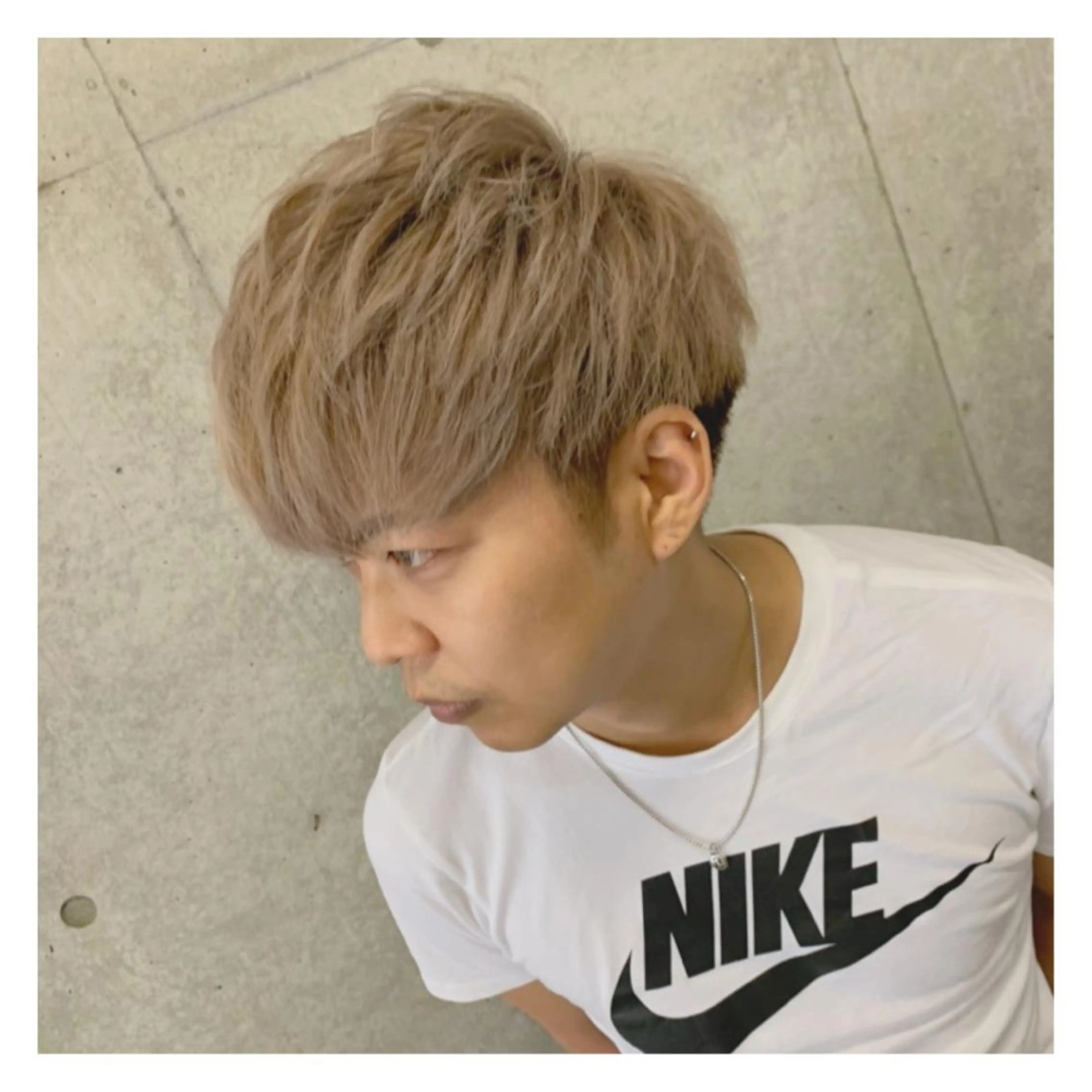 ショート カラー ヘアアレンジ メンズ ange☞ soutaのヘアスタイル