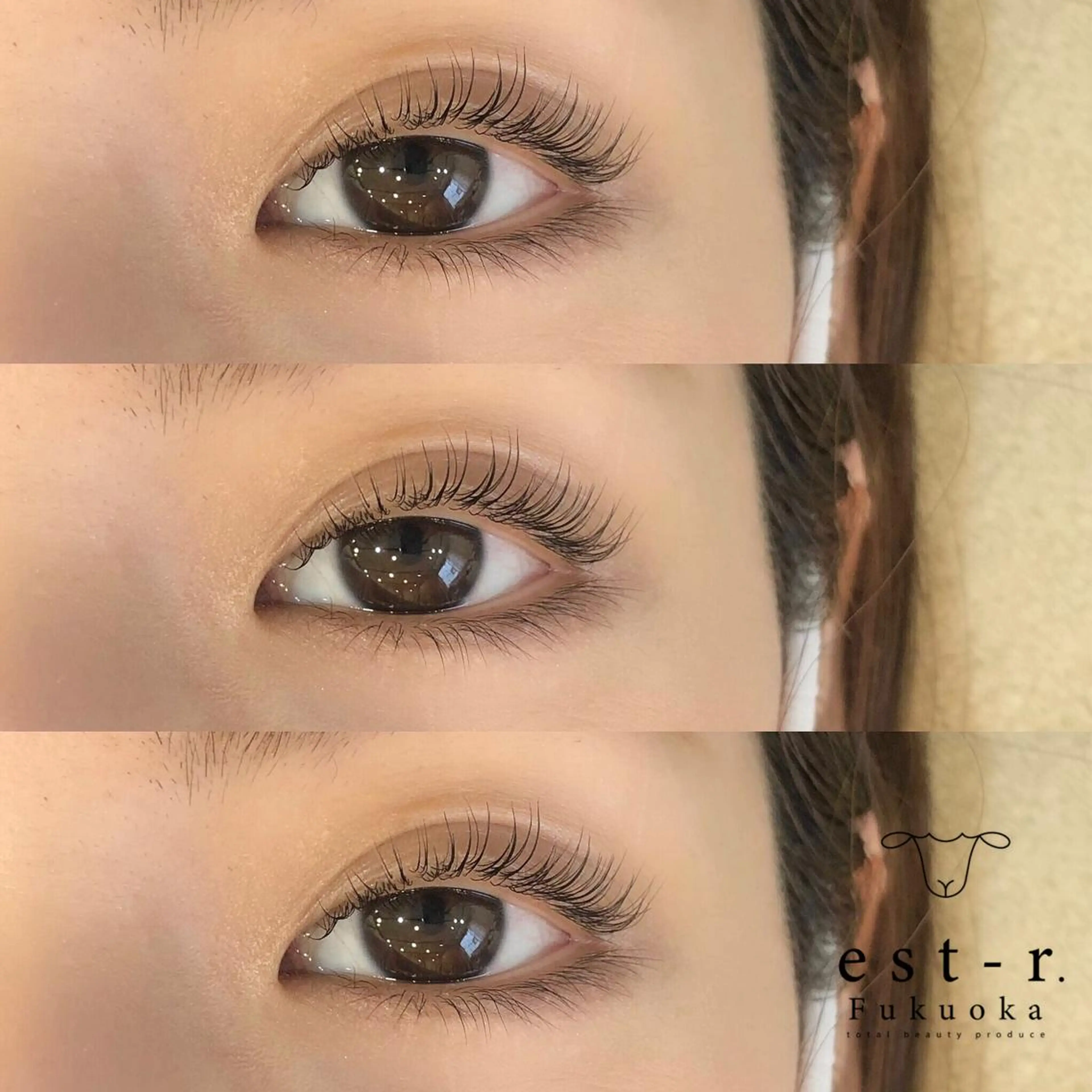 マツエク・マツパ フラットラッシュ パリジェンヌラッシュリフト まつげパーマ 下まつげエクステ 一重×まつ毛パーマ マツパ Riho/博多/ まつげパーマ/LEDのマツエク・マツパデザイン