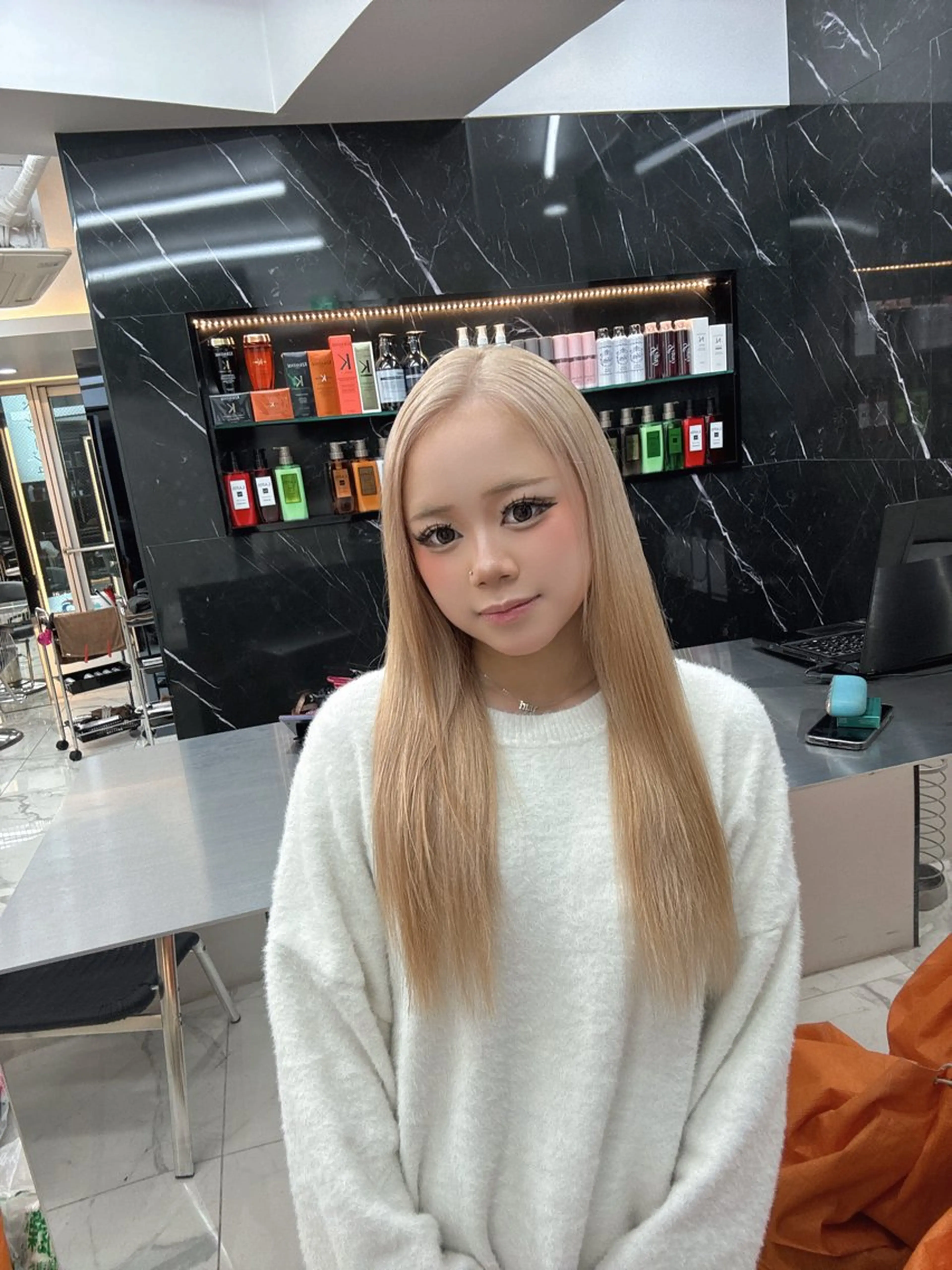 ロング カラー Lapis渋谷本店 Rikoのヘアスタイル