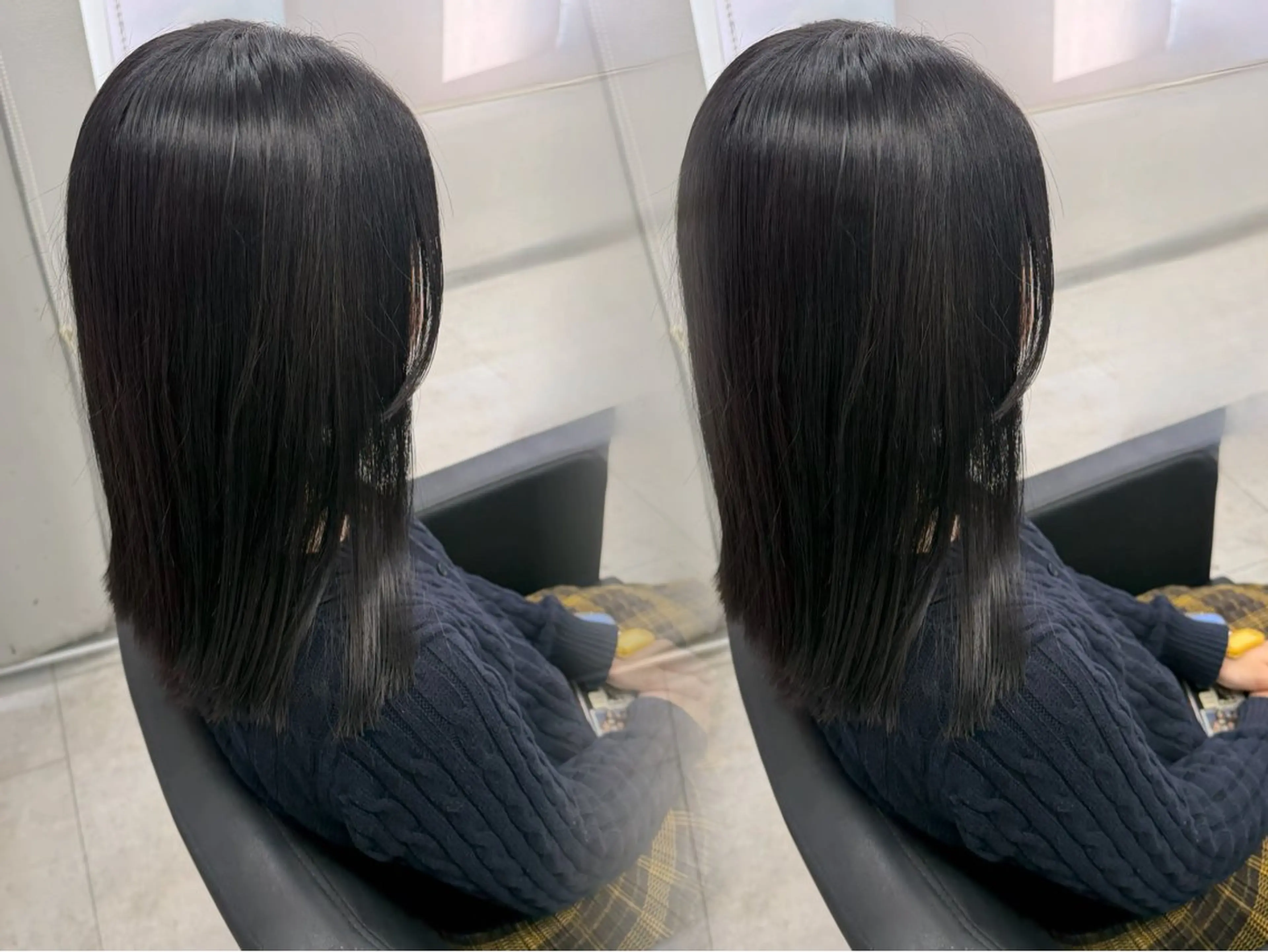 ミディアム カット ヘアカラー sayaka 🎀のヘアスタイル