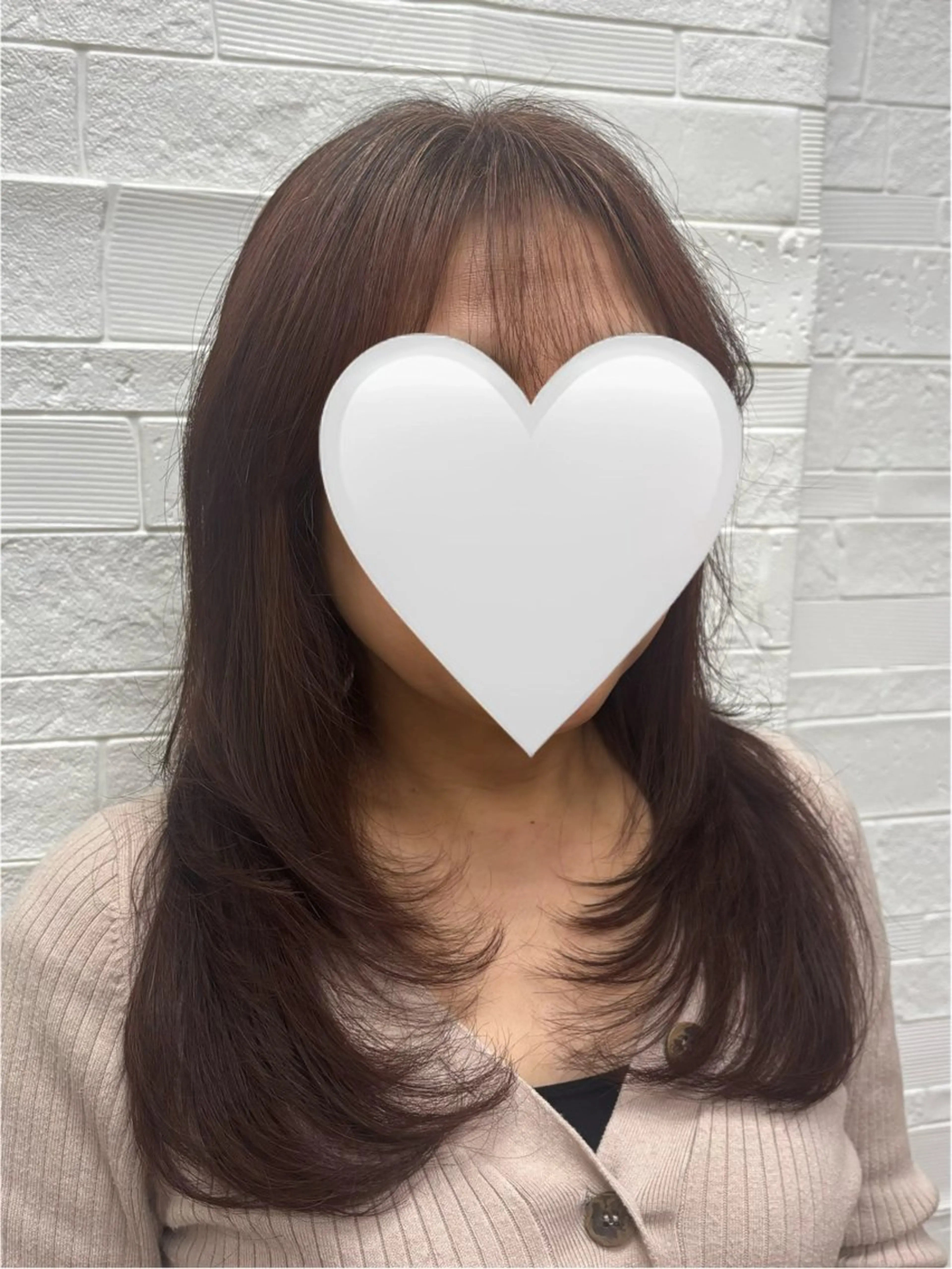 ロング レイヤーカット カット トリートメント 坂田 美空のヘアスタイル