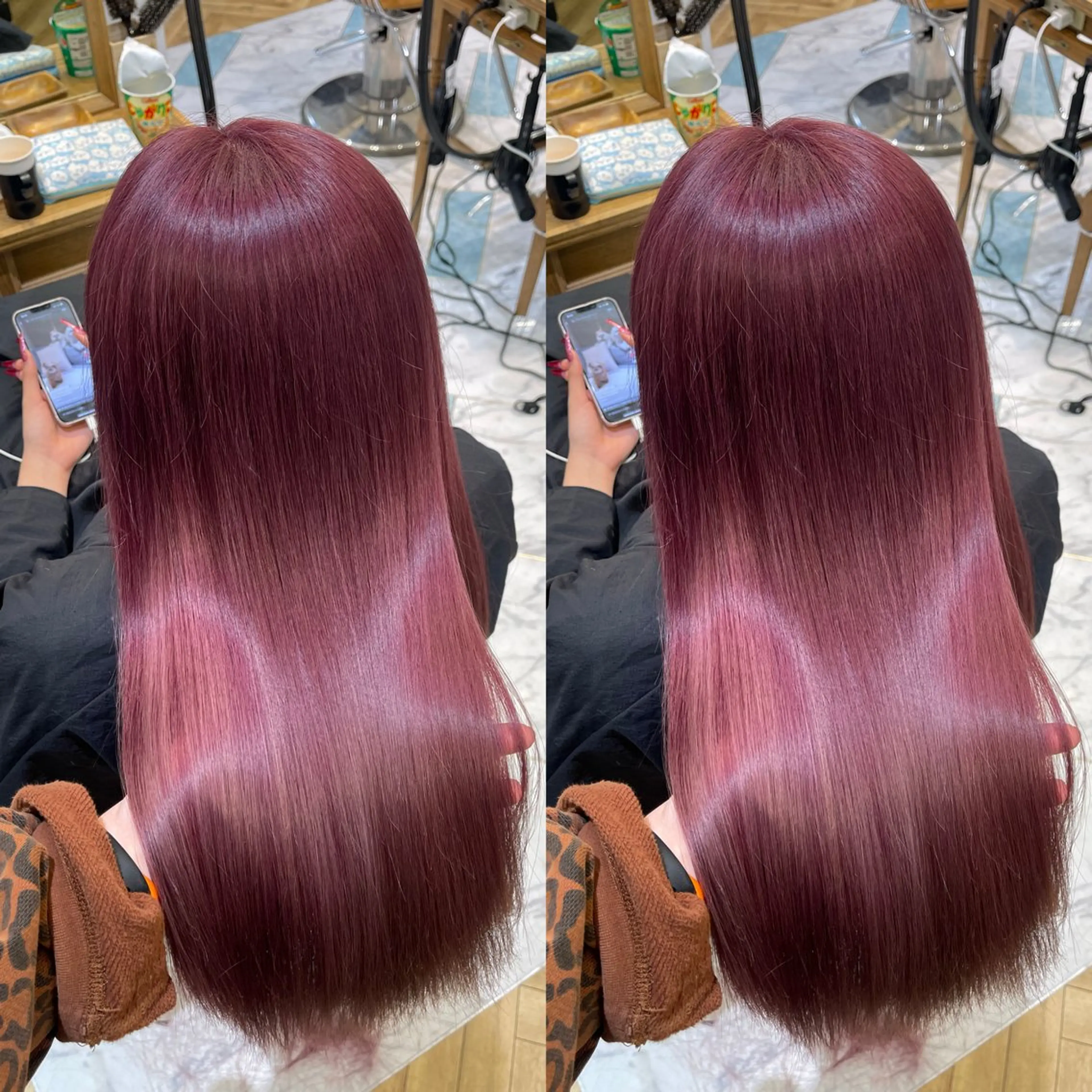 ✨大人気暖色カラー✨＋艶々トリートメント✨の写真