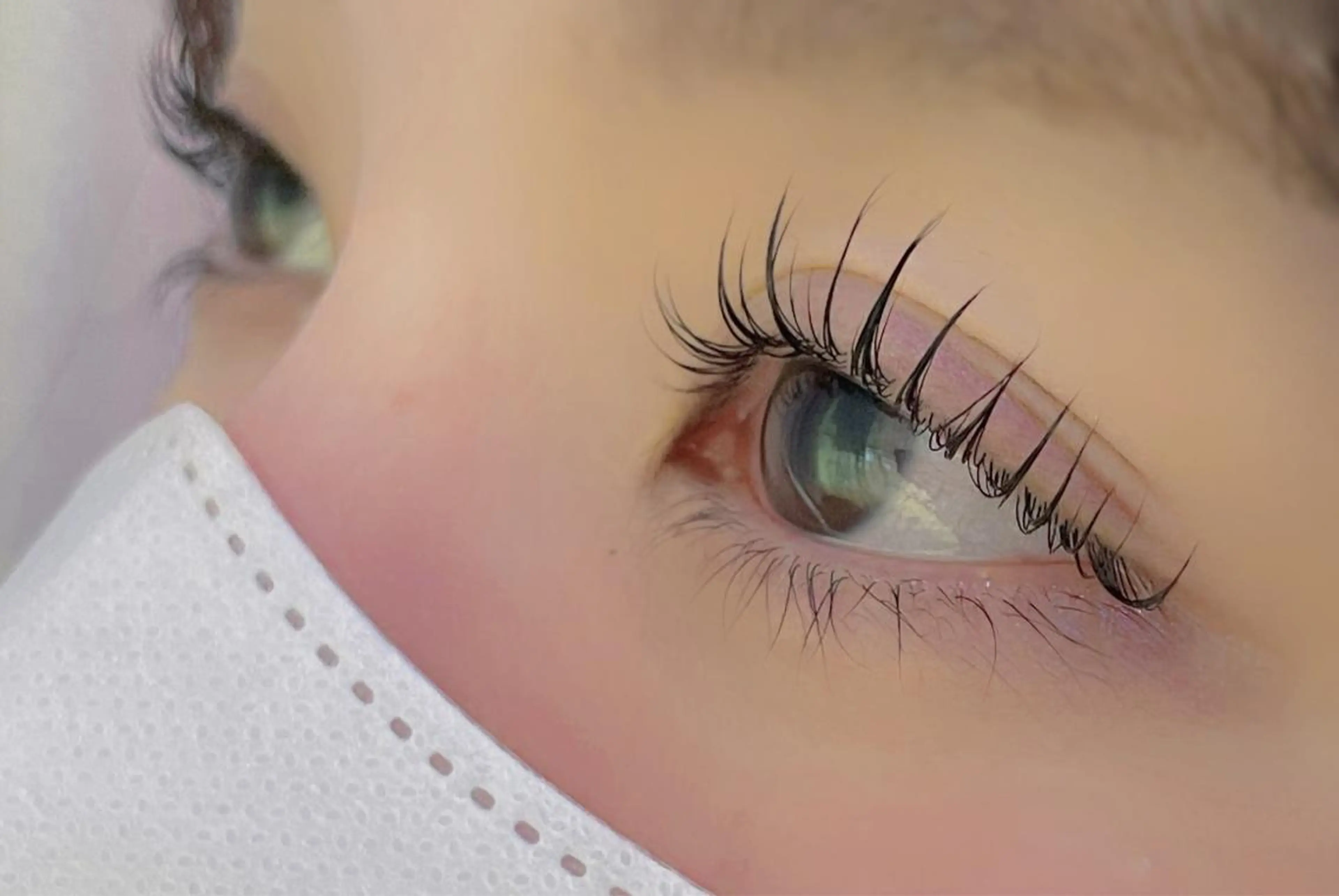 マツエク・マツパ ｳﾙﾌ/ｾﾝﾀ- ﾊﾟｰﾄ【ﾅﾅﾐ】のヘアスタイル