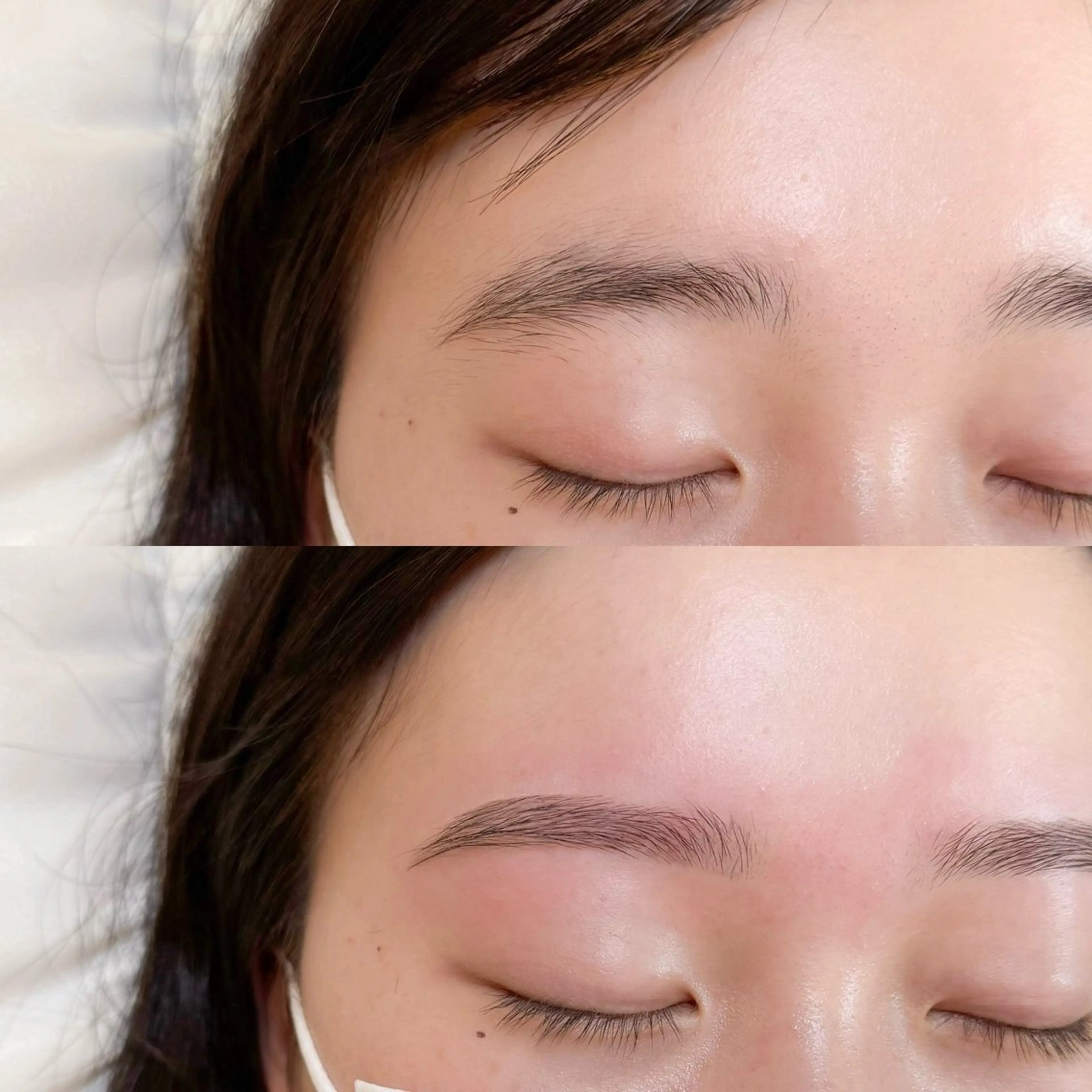 眉スタイリングモデルの写真