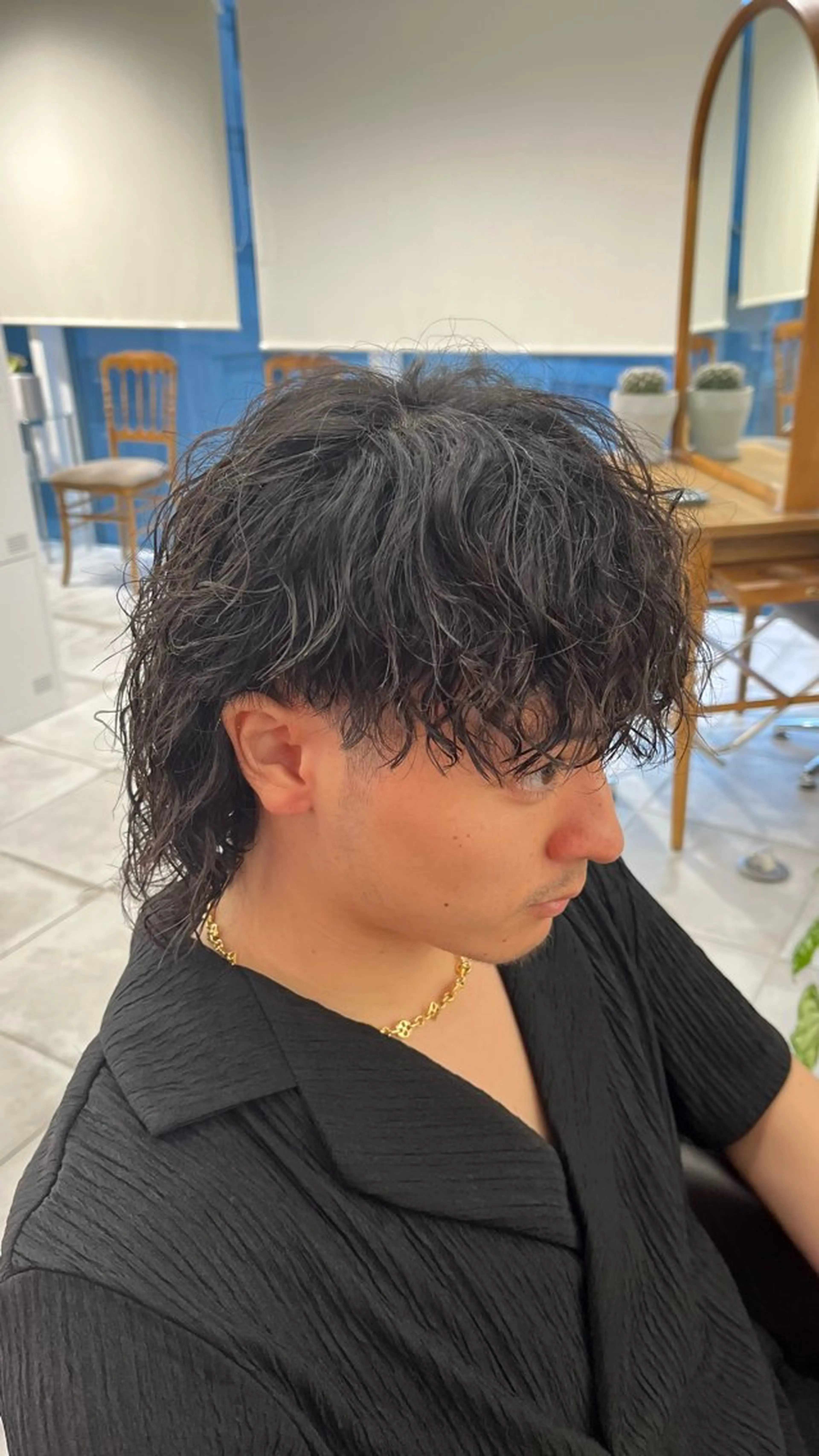 セミロング パーマ メンズ 🏆メンズヘア特化 🥇代表りんぺーのヘアスタイル