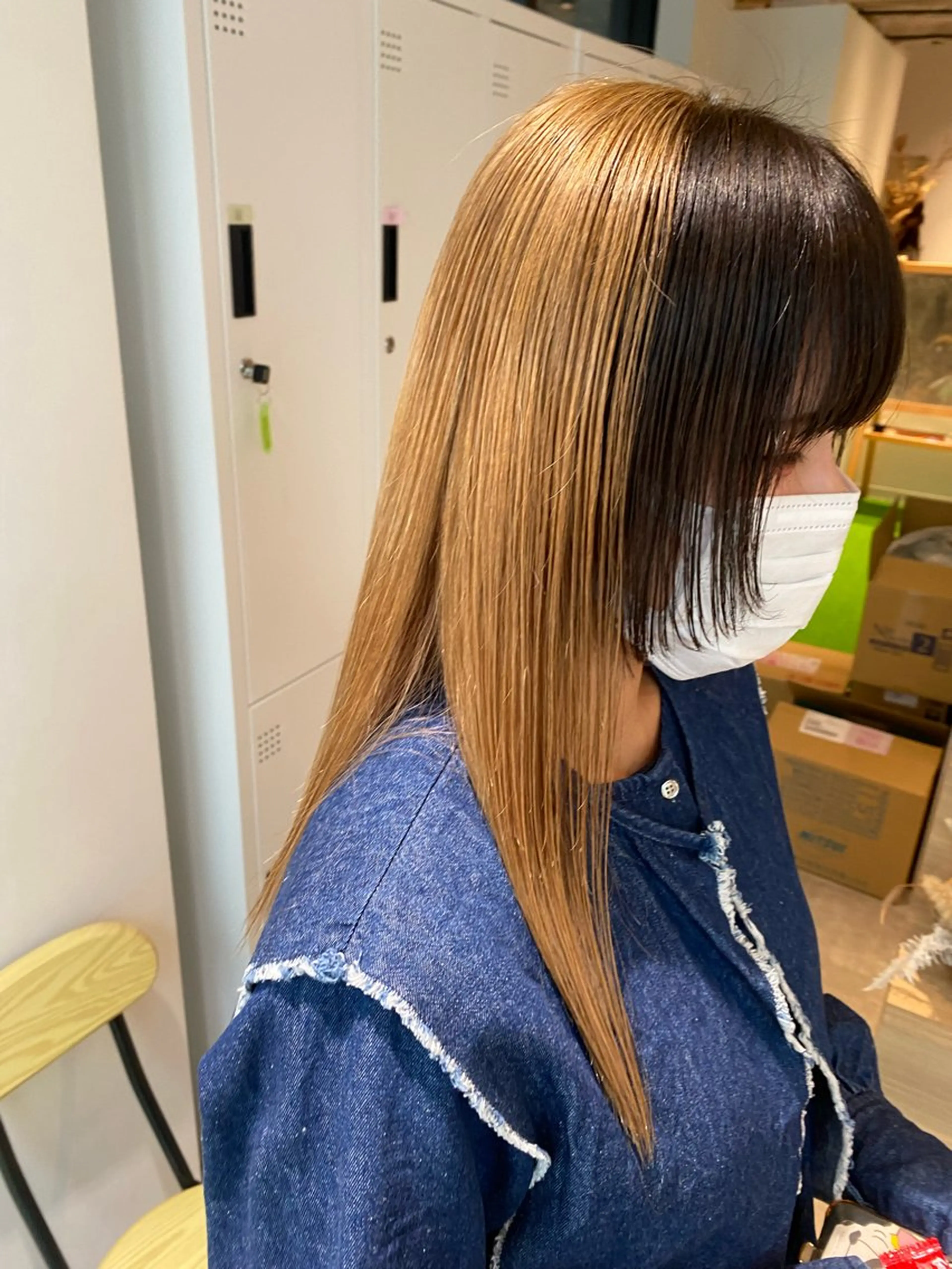 ロング カラー デザインカラー 髪質改善特化型美容師 🫧岡本璃来🫧のヘアスタイル