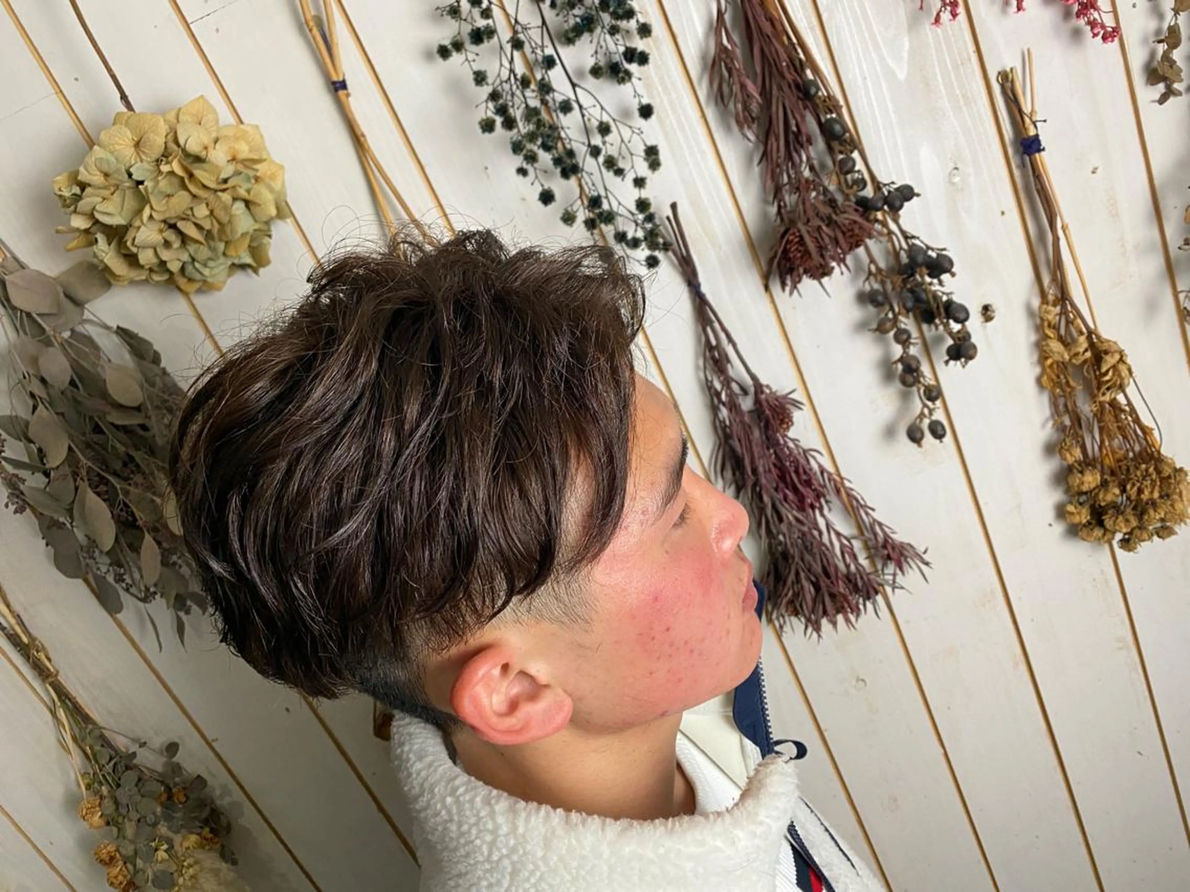 ショート パーマ メンズ カット パーマ LILIS hair design所属・LILIS hair designのヘアスタイル