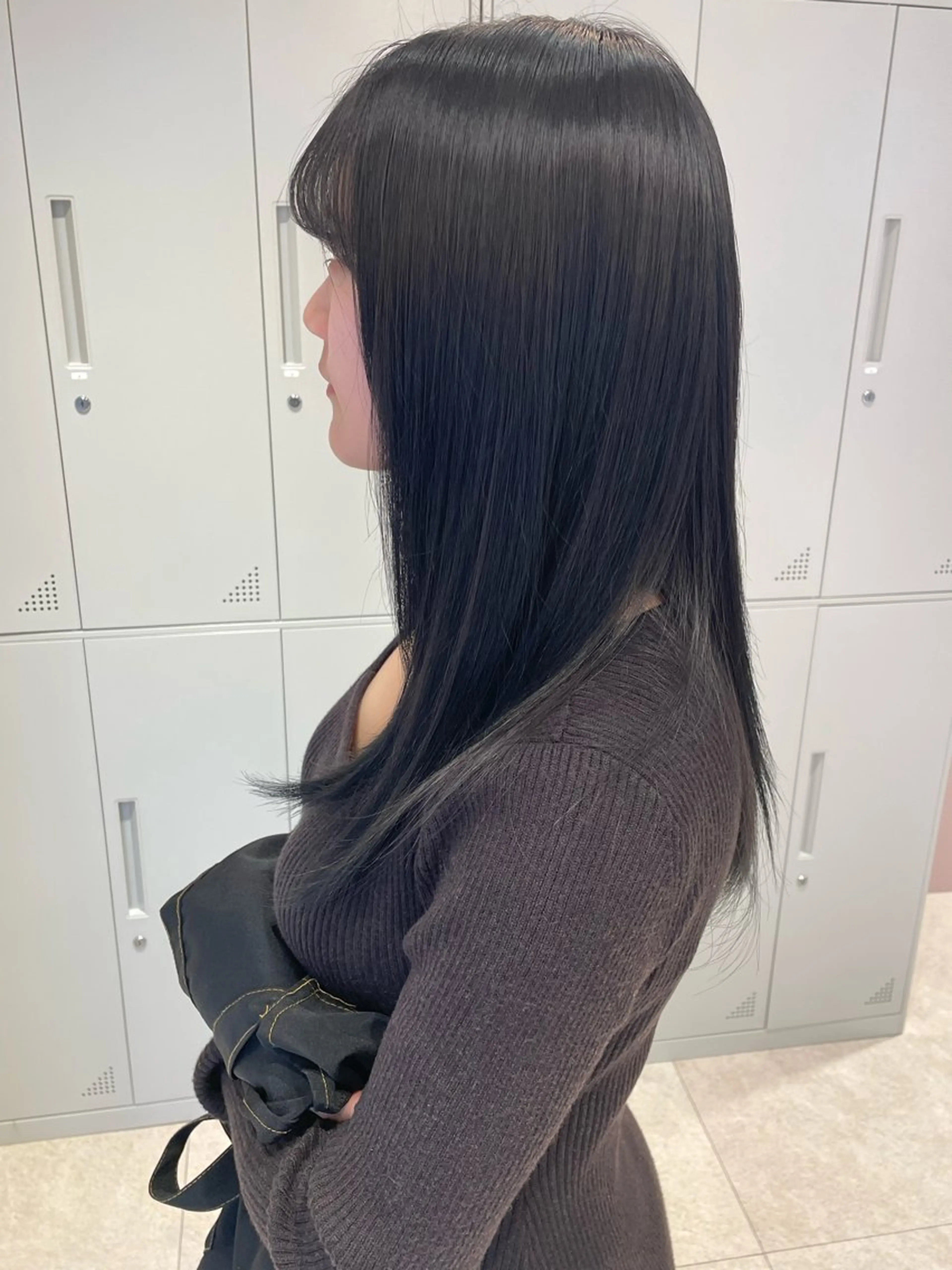 セミロング blanc hair 西中島MASARUのヘアスタイル