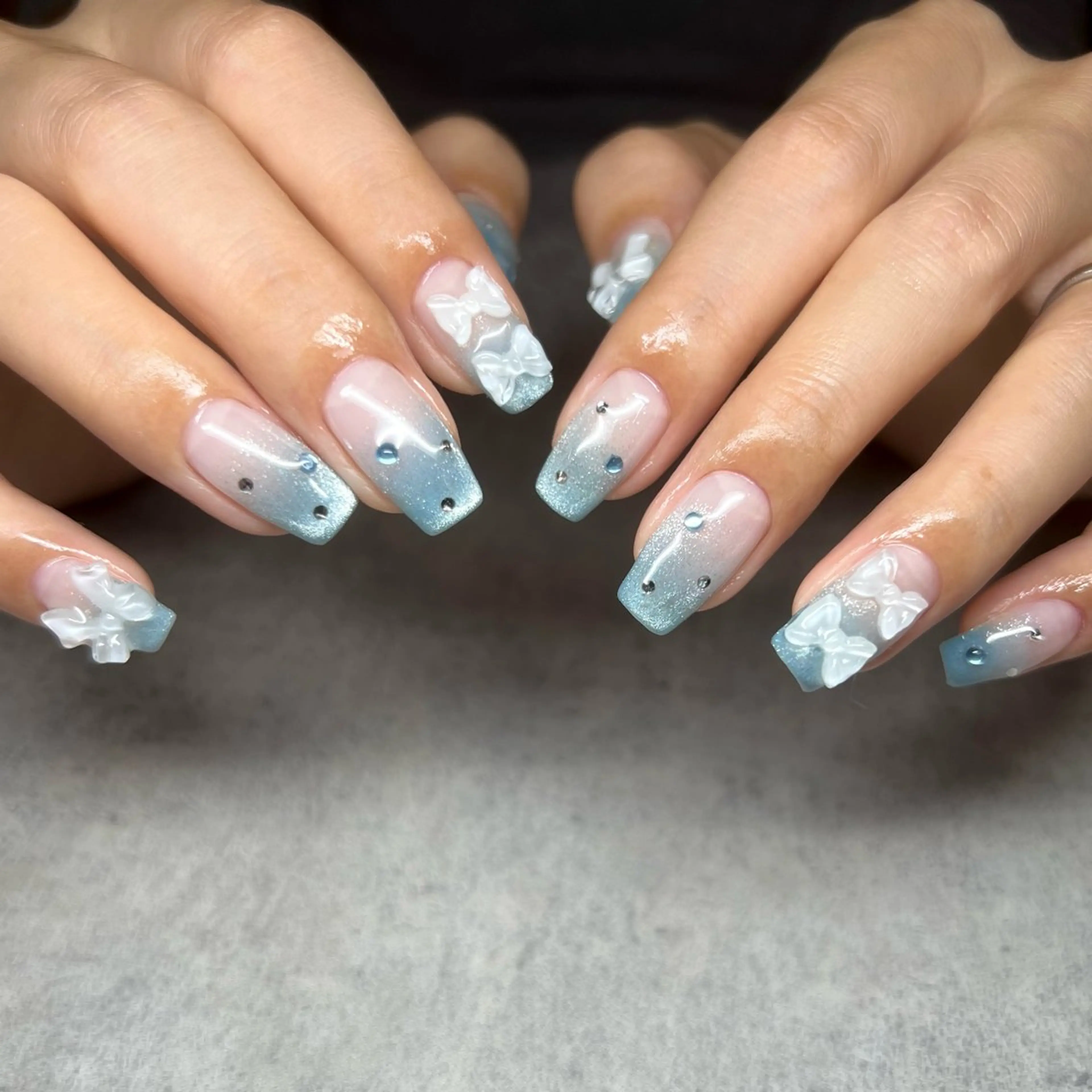 ネイル グラデーション マグネットネイル ハンドネイル ハンドケア N dé chou chou所属・林 七海のその他イメージ