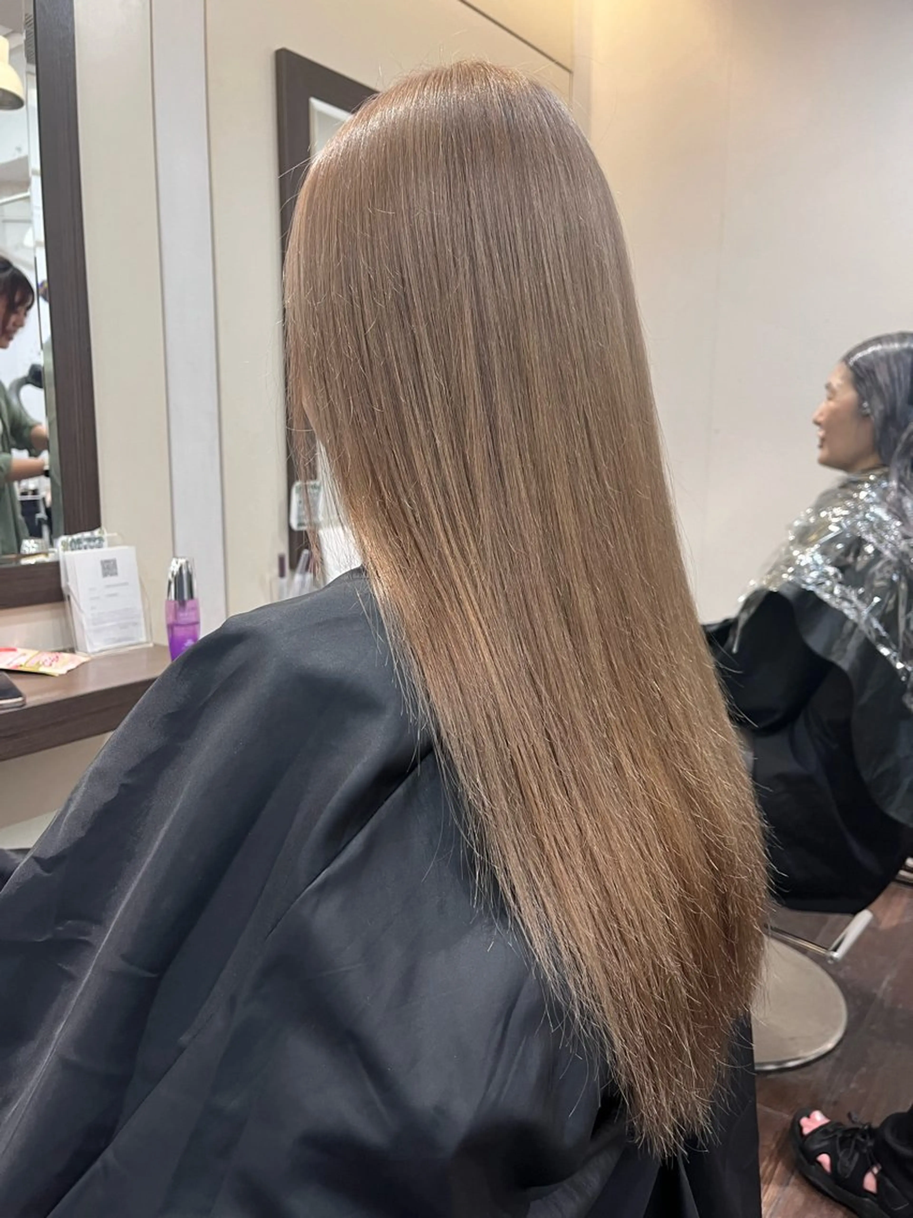 ロング カラー ブリーチ ケアブリーチ ダブルカラー イヤリングカラー グラデーションカラー ヘアカラー 酸性ストレート 🤍🎀honokaのヘアスタイル