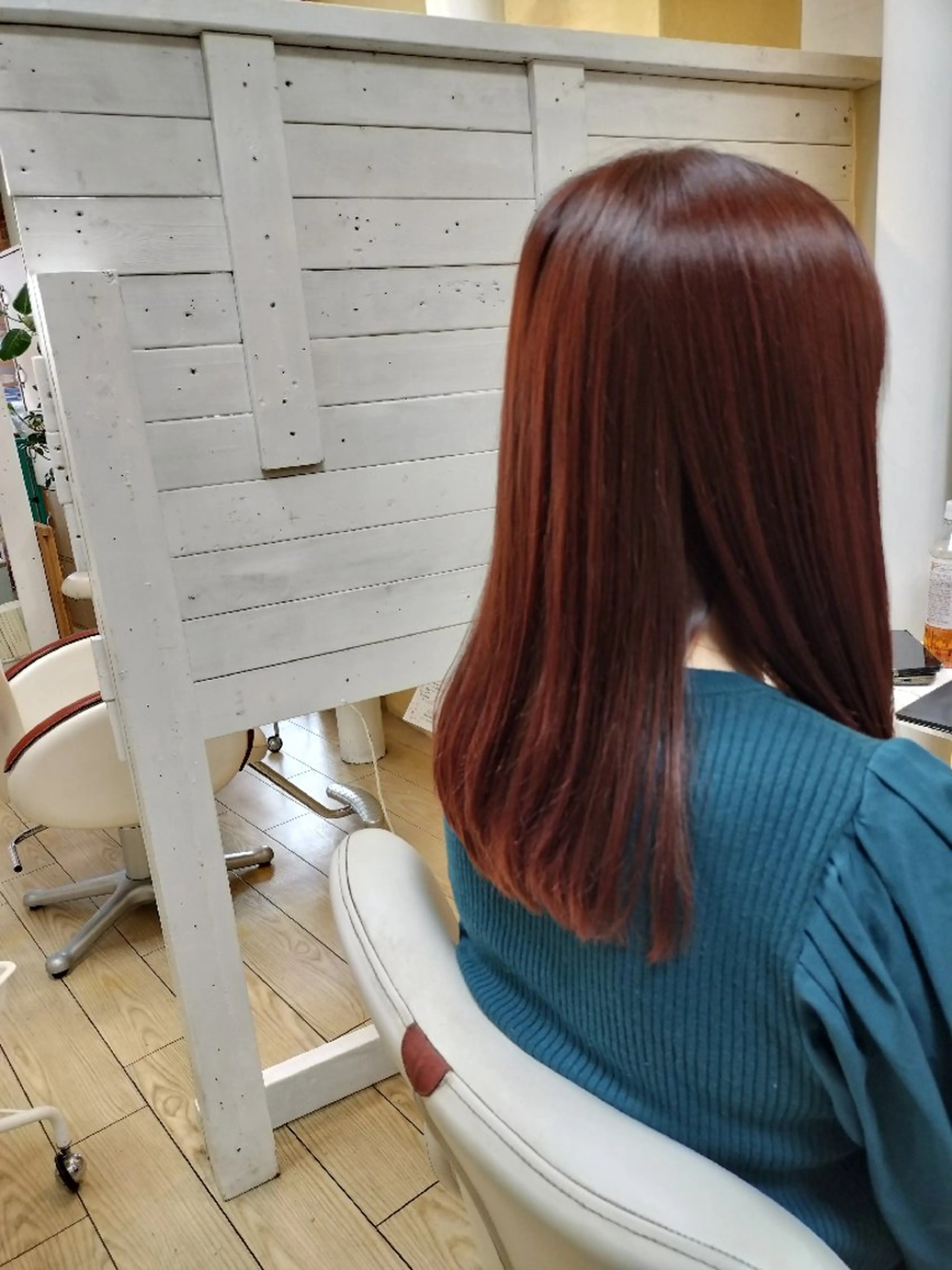 ミディアム カラー ヘアカラー トリートメント 野田 茉希のヘアスタイル