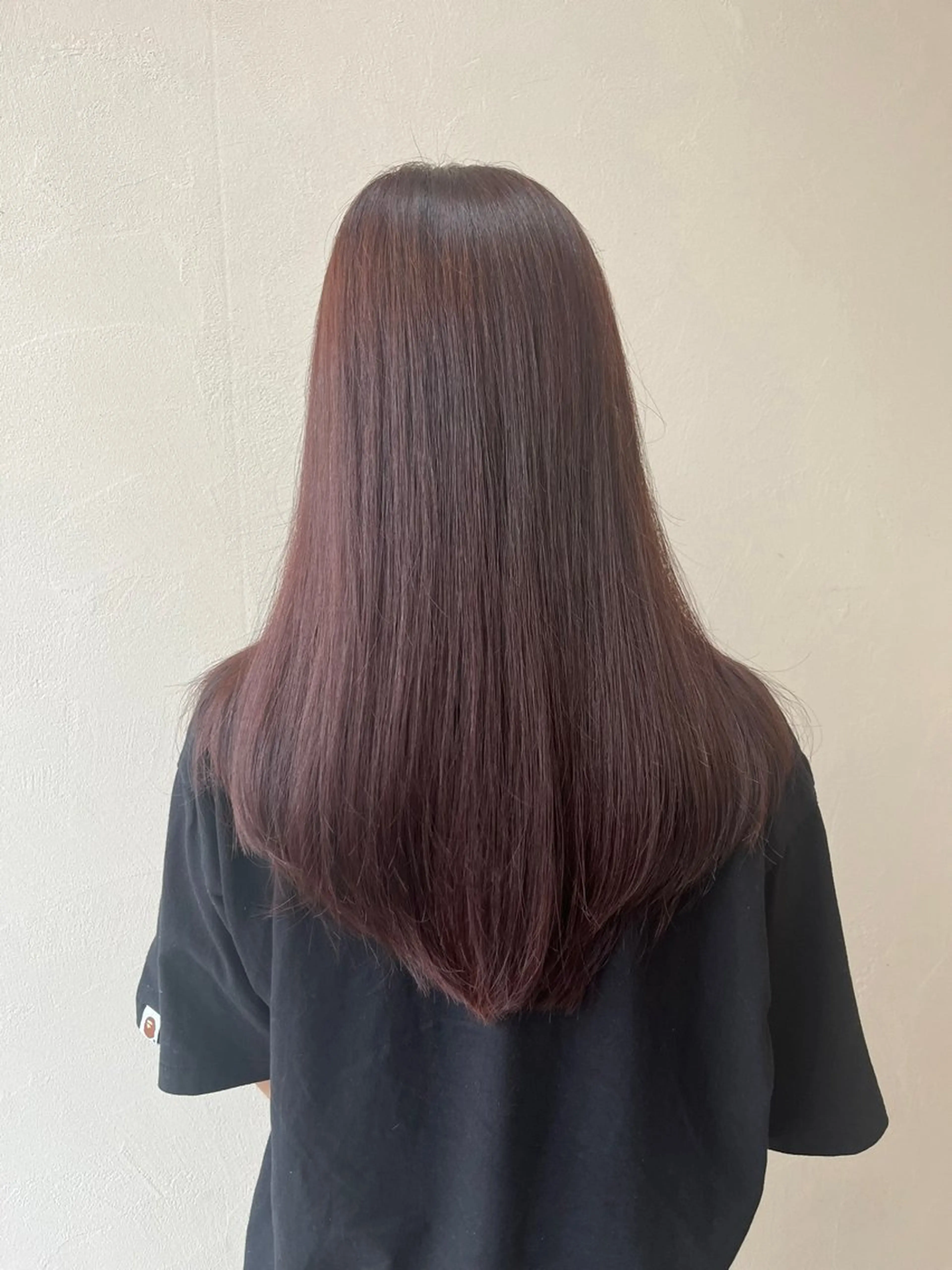 ロング カラー 森 理音のヘアスタイル