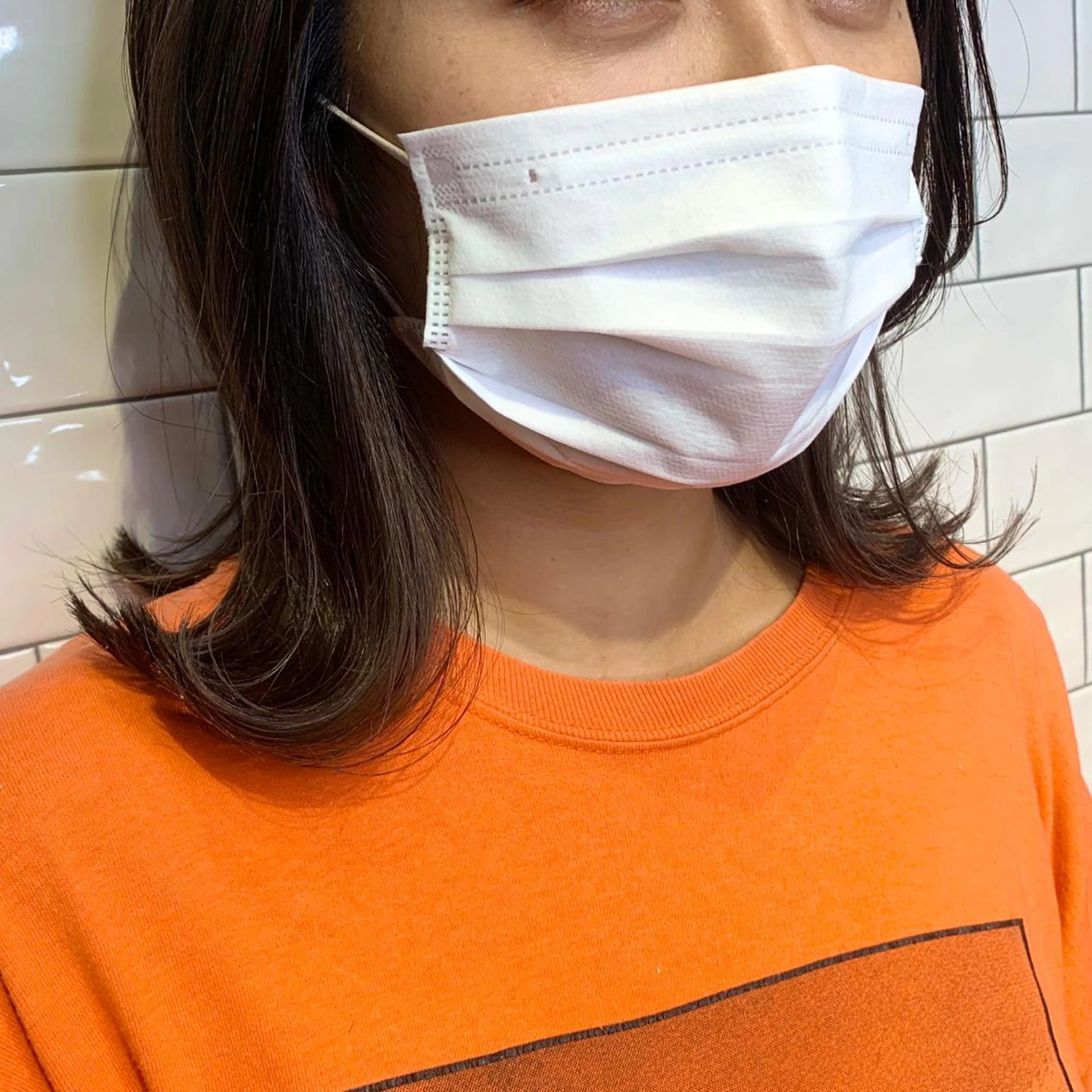 ミディアム カラー アッシュ 透明感カラー インナーカラー トリートメント ヘアカラー 原山 直人のヘアスタイル