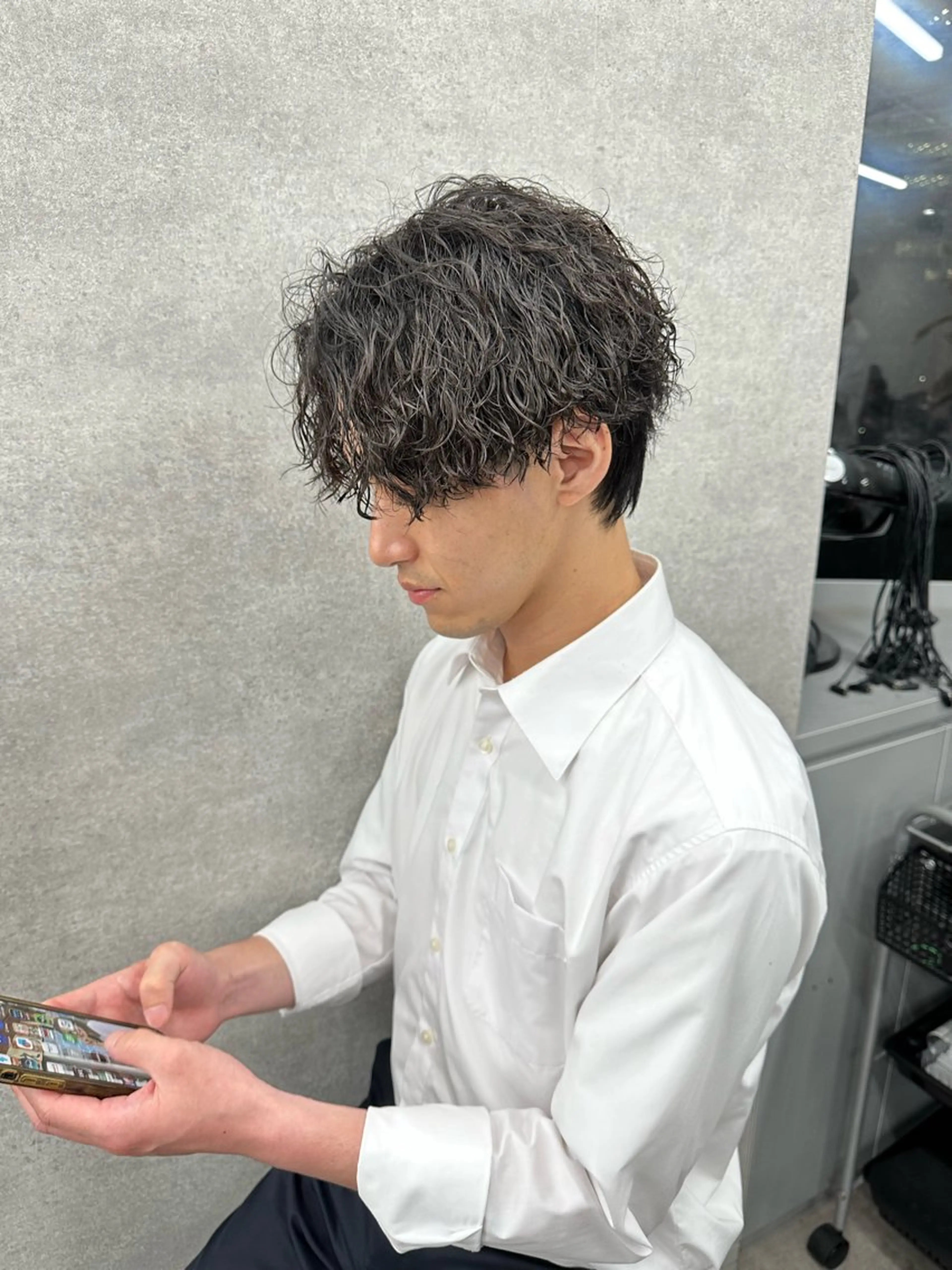 ショート パーマ メンズ 【メンズ特化】 笹目純のヘアスタイル