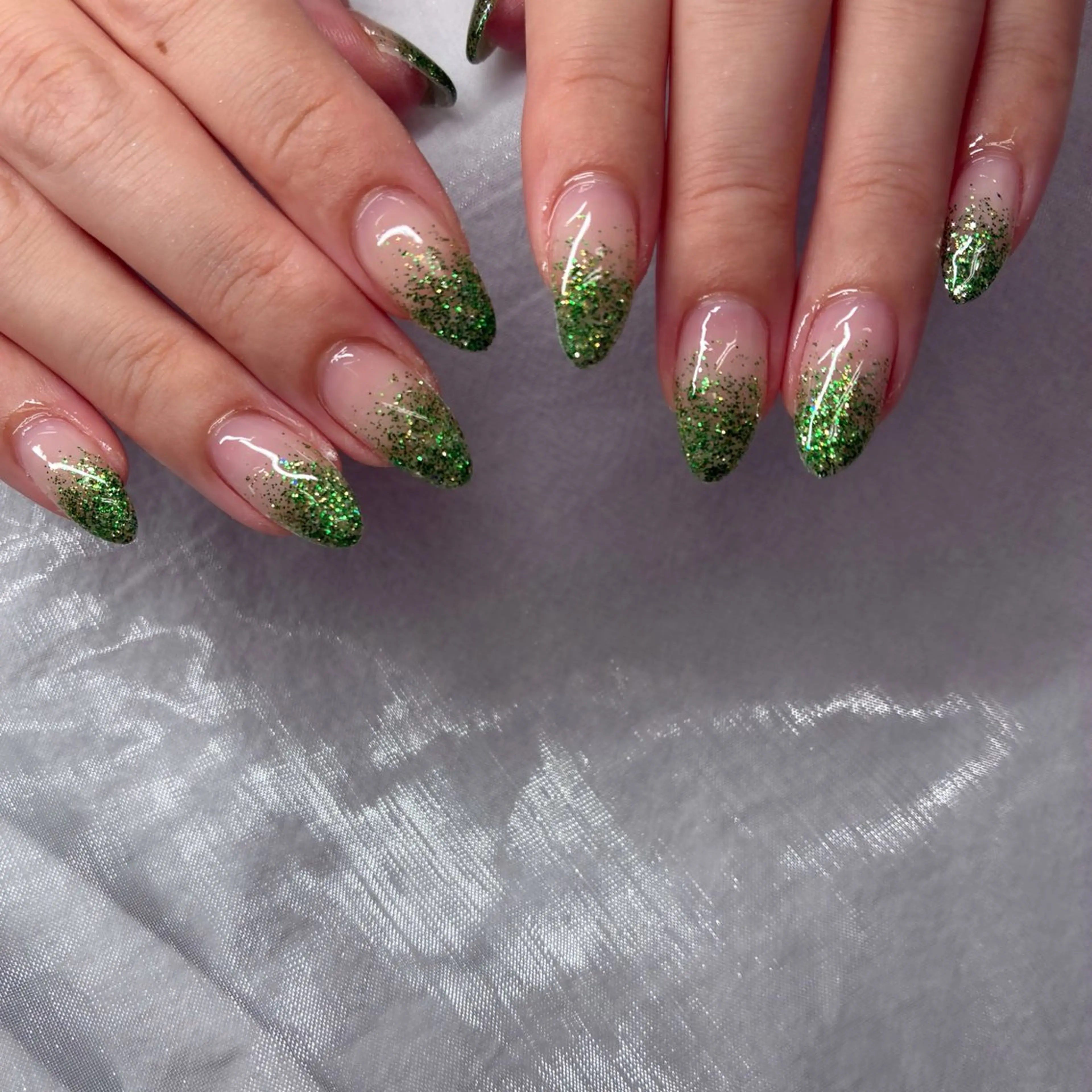 ネイル ラメ(グリッター) ラメグラデーション Latte所属・Latte mihoのネイルデザイン