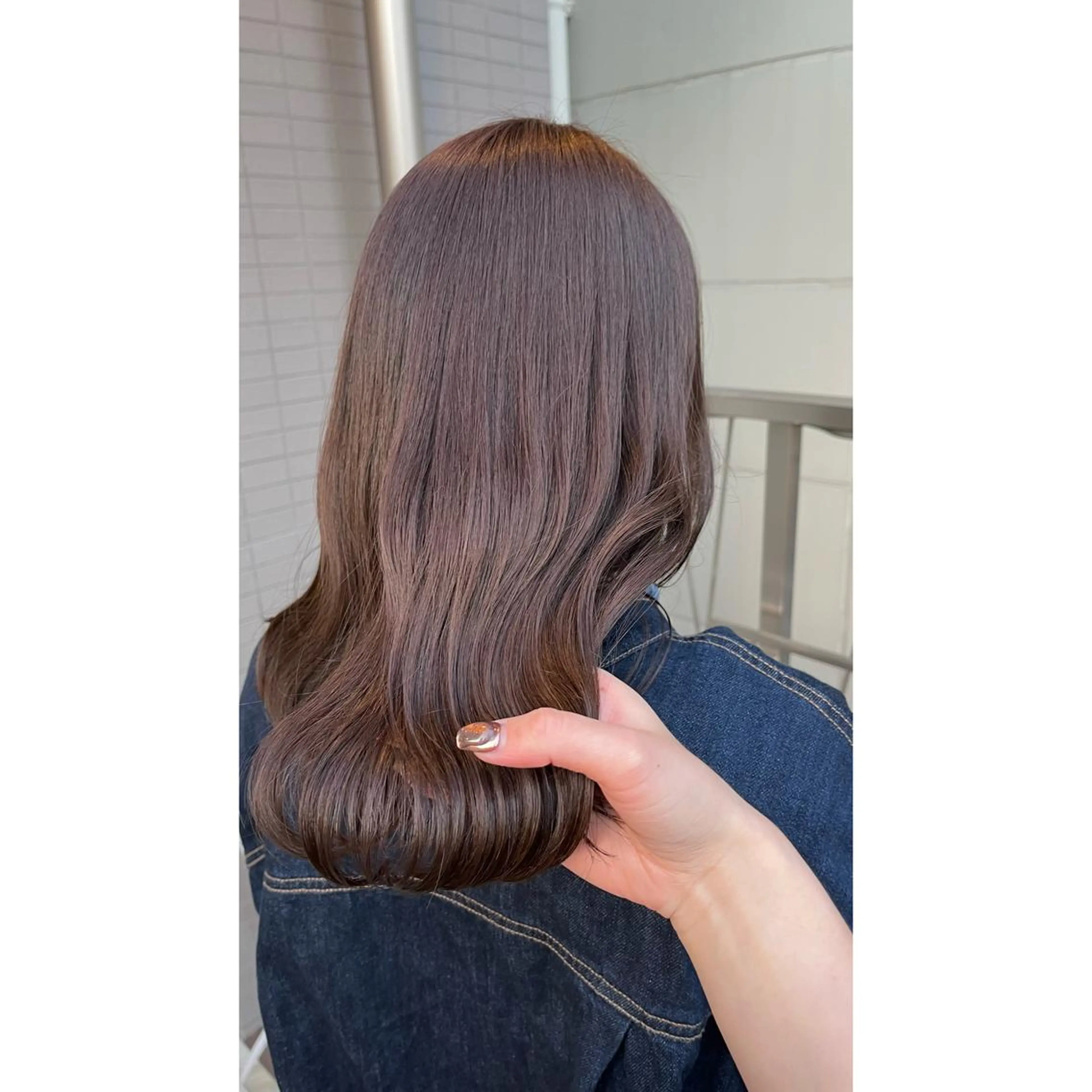ミディアム カラー ヘアカラー トリートメント 梅田/髪質改善カラー ❄︎ mikiのヘアスタイル