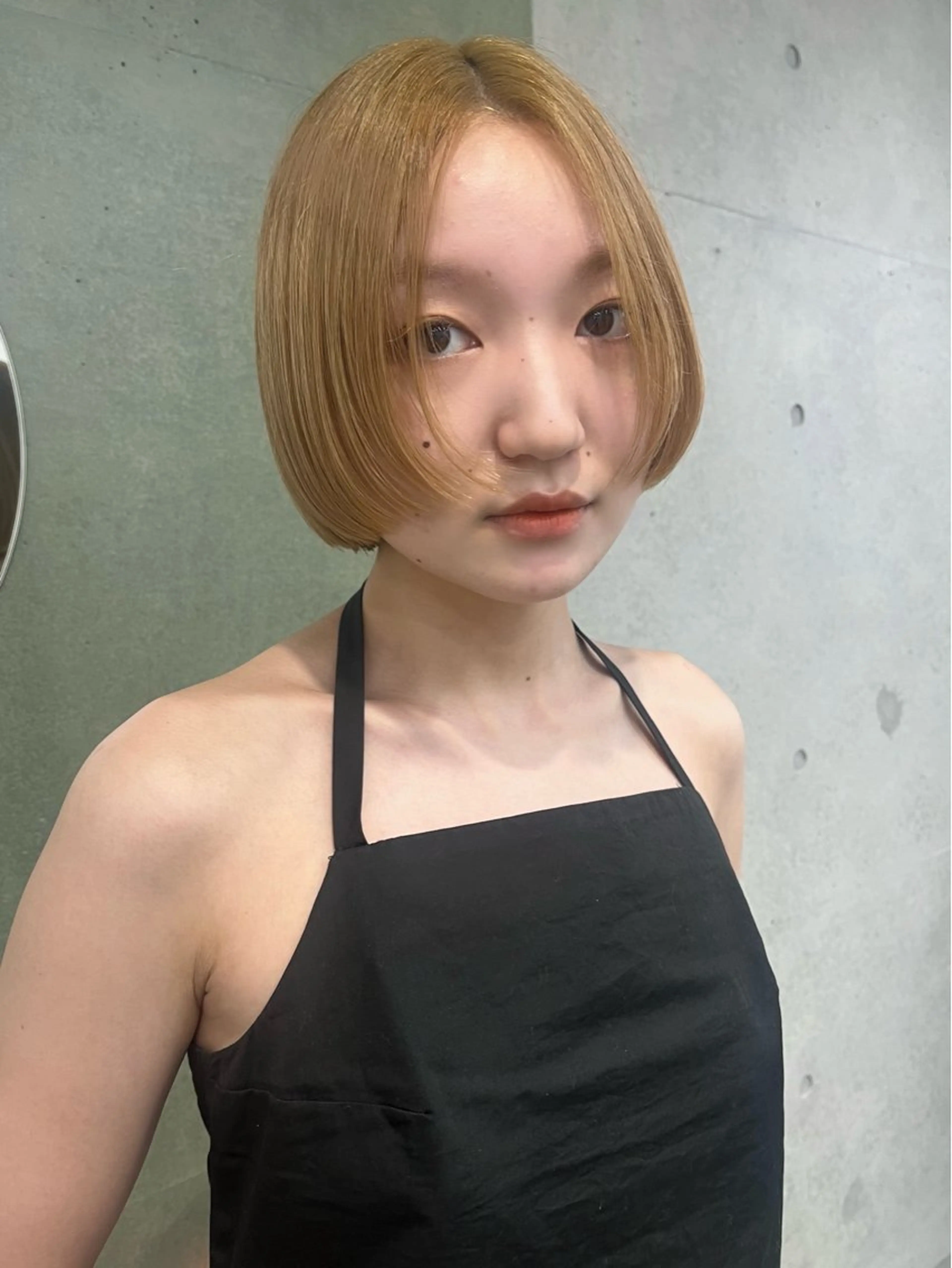 ミディアム カット ヘアカラー トリートメント 田中 里奈のヘアスタイル
