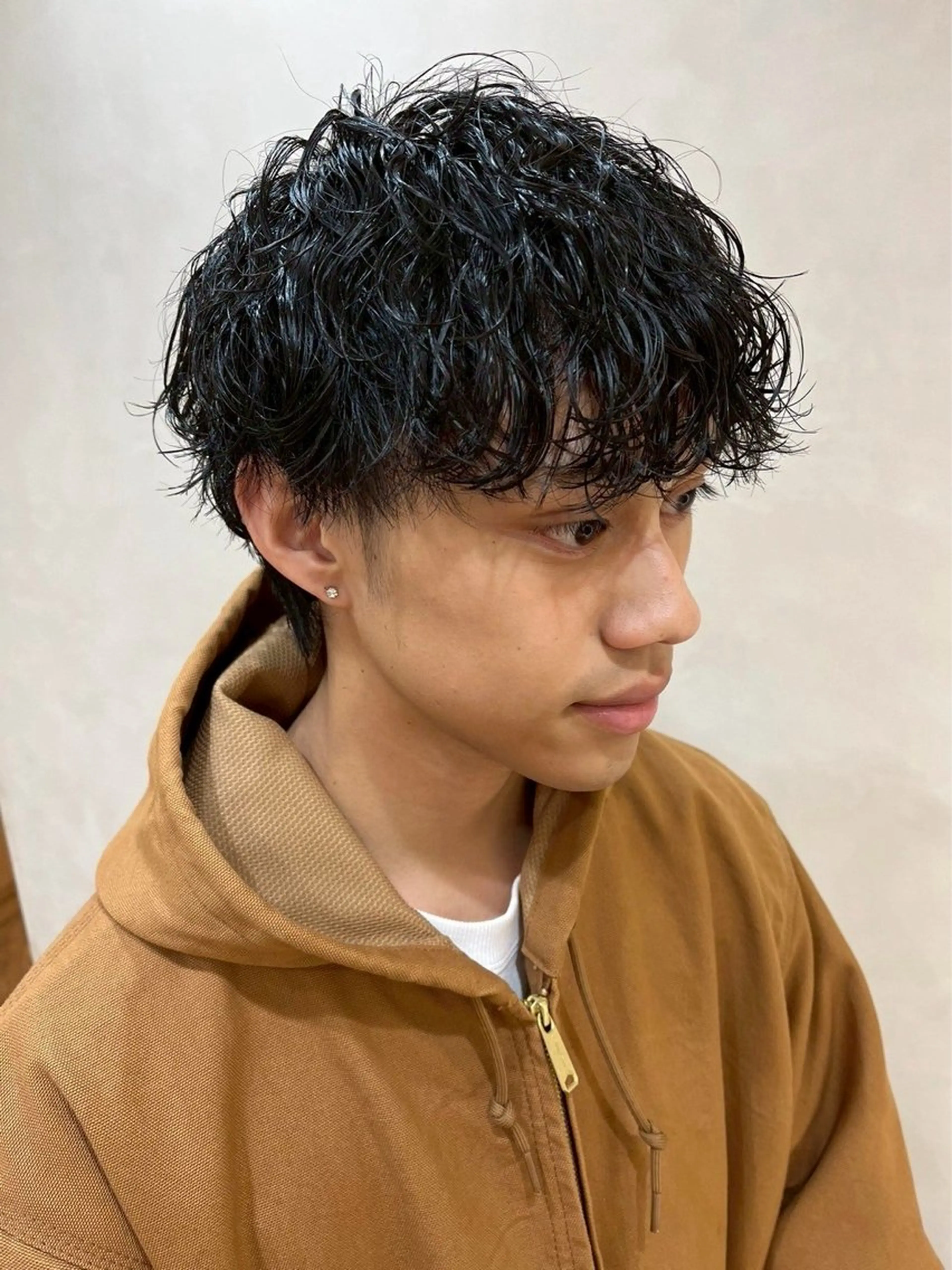 メンズ メンズパーマ/波巻き 桜井凌平のヘアスタイル