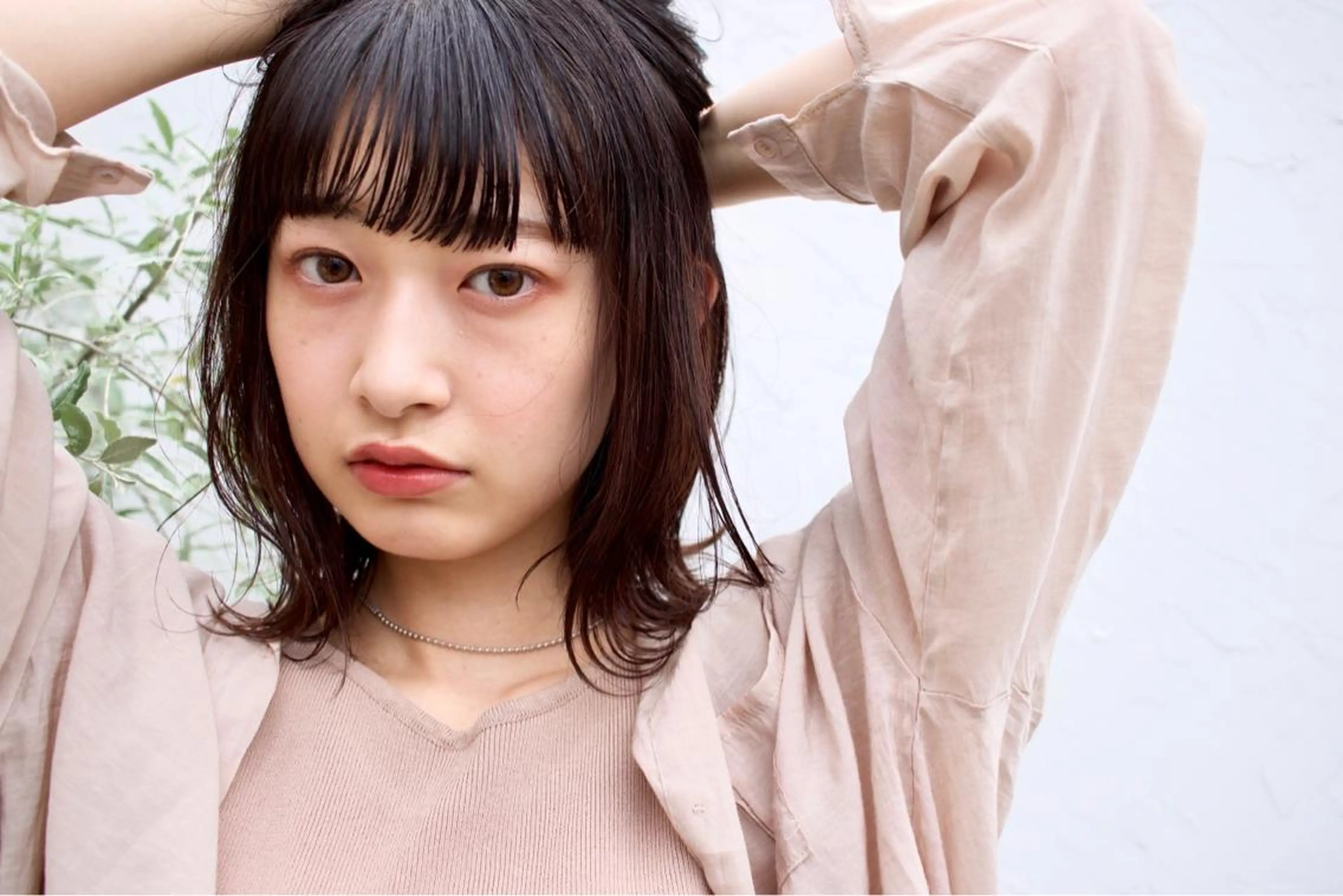 ミディアム カラー パーマ カット ヘアカラー トリートメント ヘアセット Rico OFFICIALのヘアスタイル