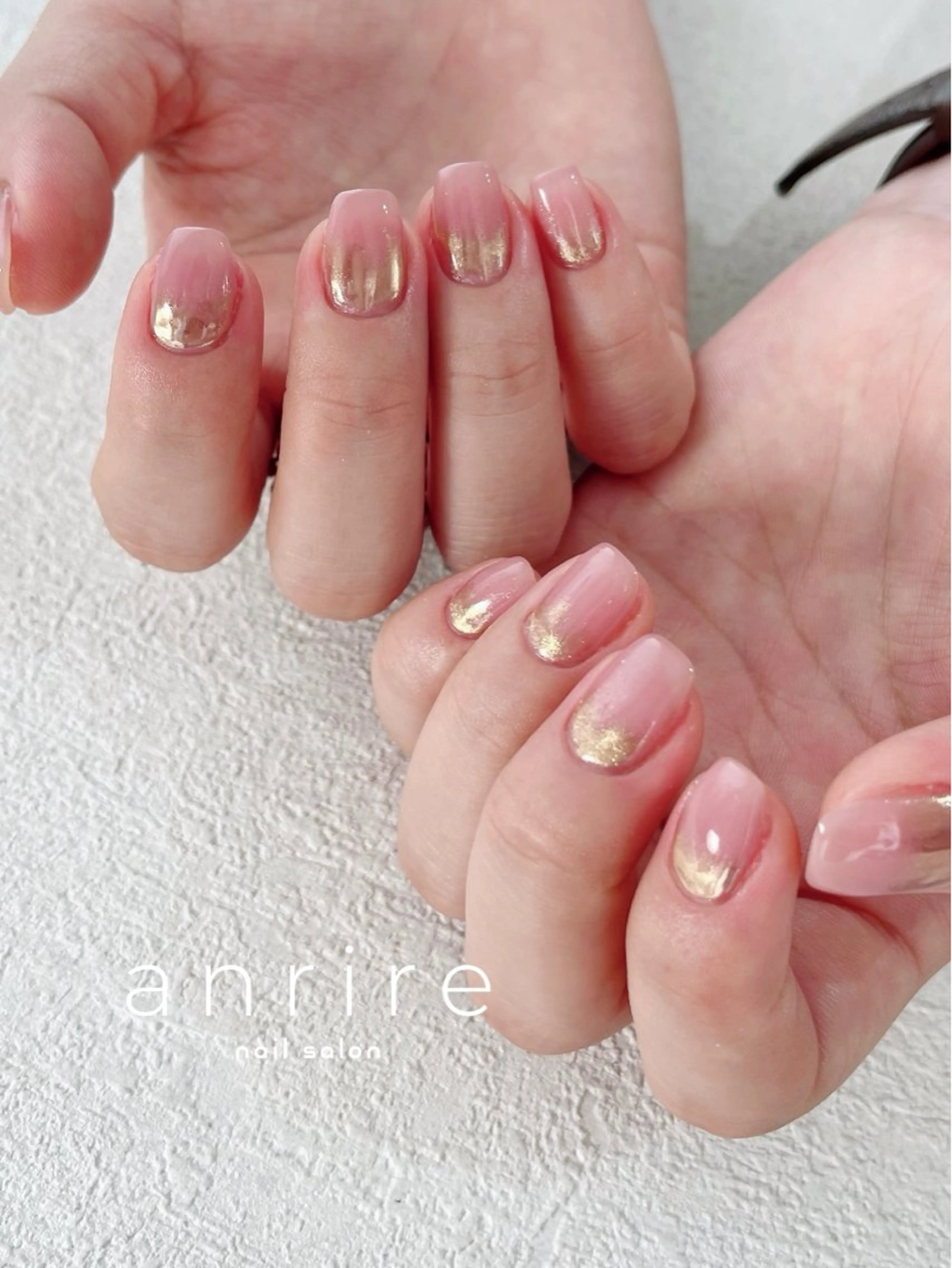 ネイル ジェルネイル グラデーション ミラーネイル ワンカラーネイル パラジェル ハンドネイル nail salon anrire〜アンリール〜所属・nailsalon anrireのネイルデザイン