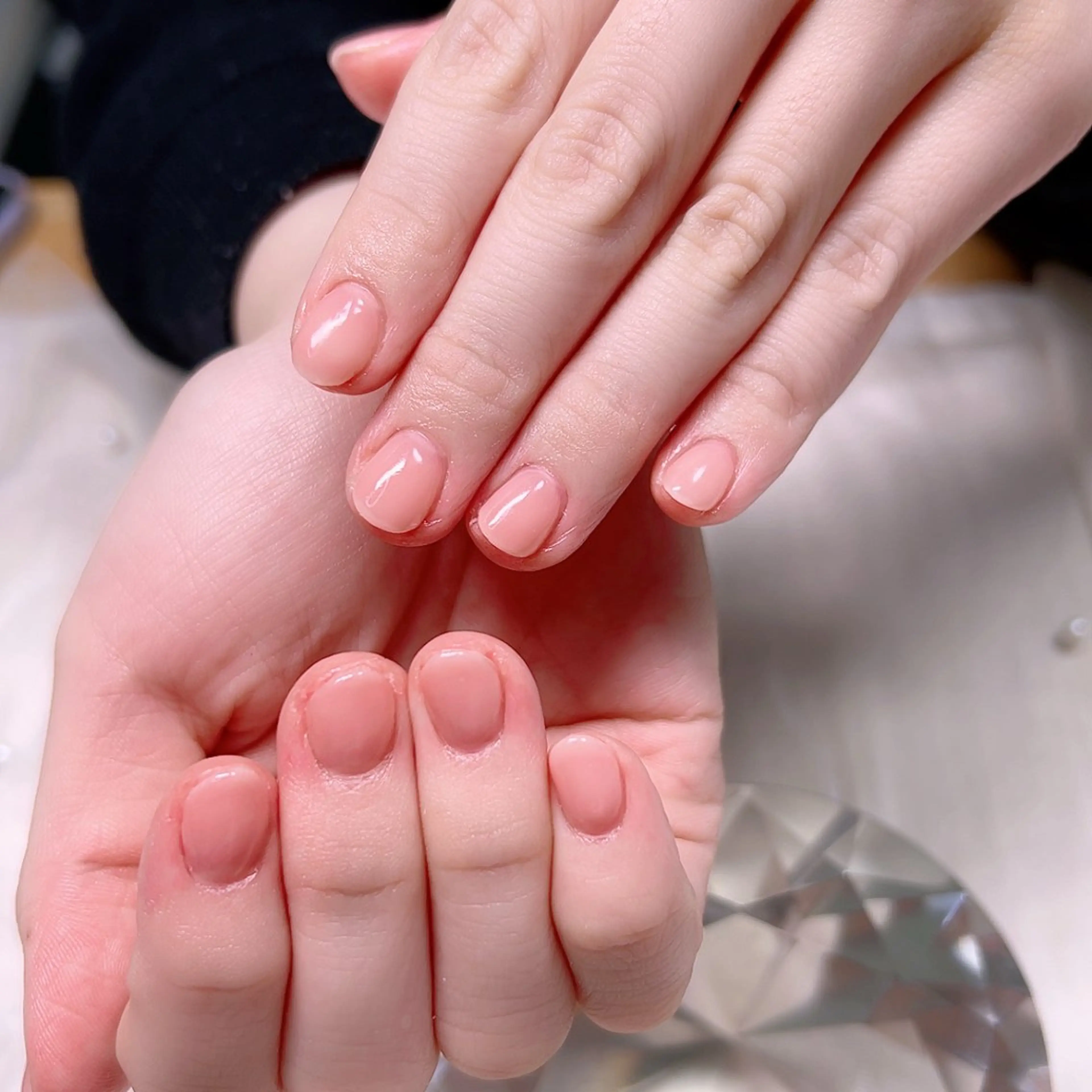 ネイル ワンカラーネイル ピンク Cute Tips nailのネイルデザイン