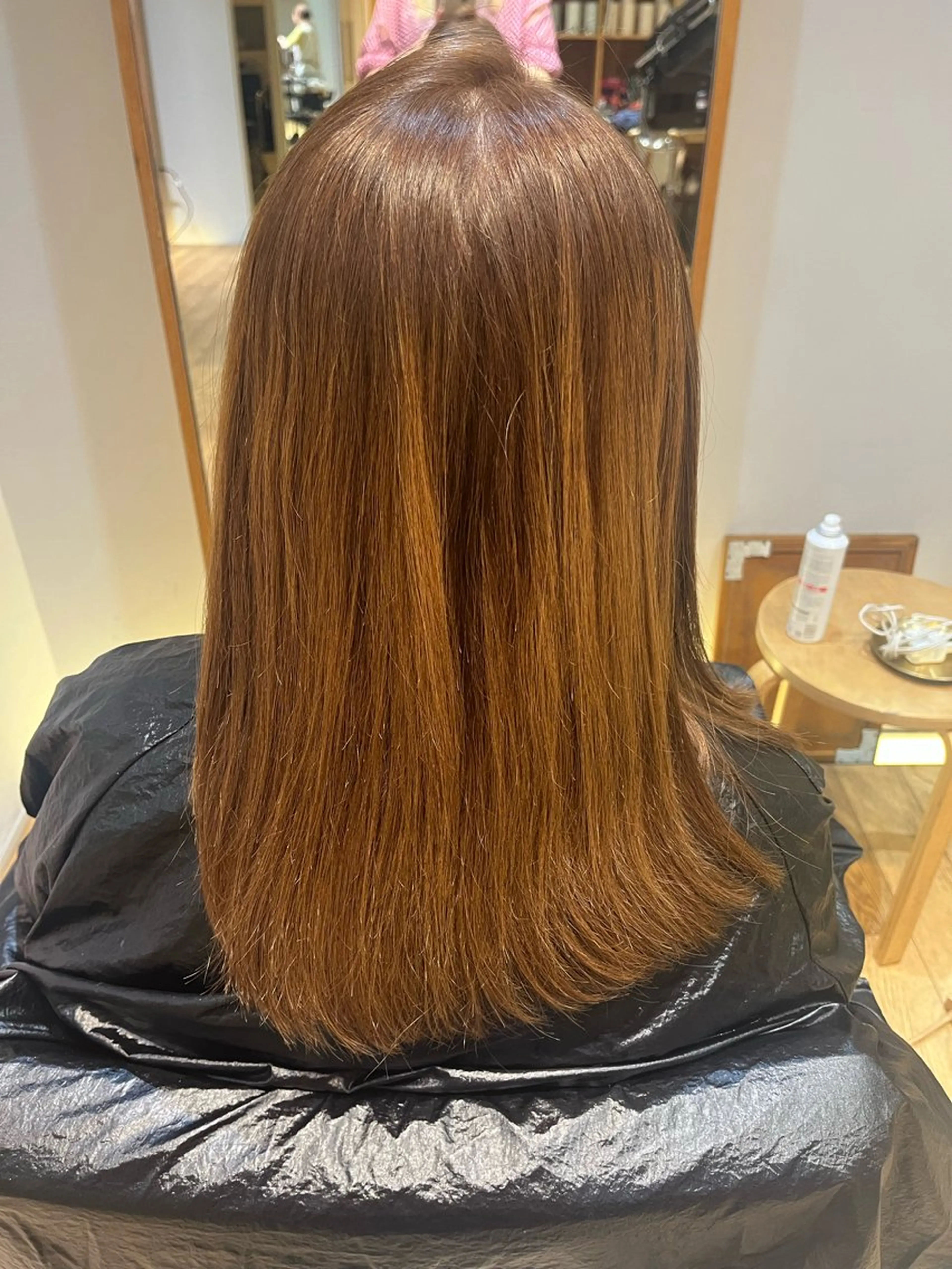 ミディアム カラー 杉田 優月のヘアスタイル