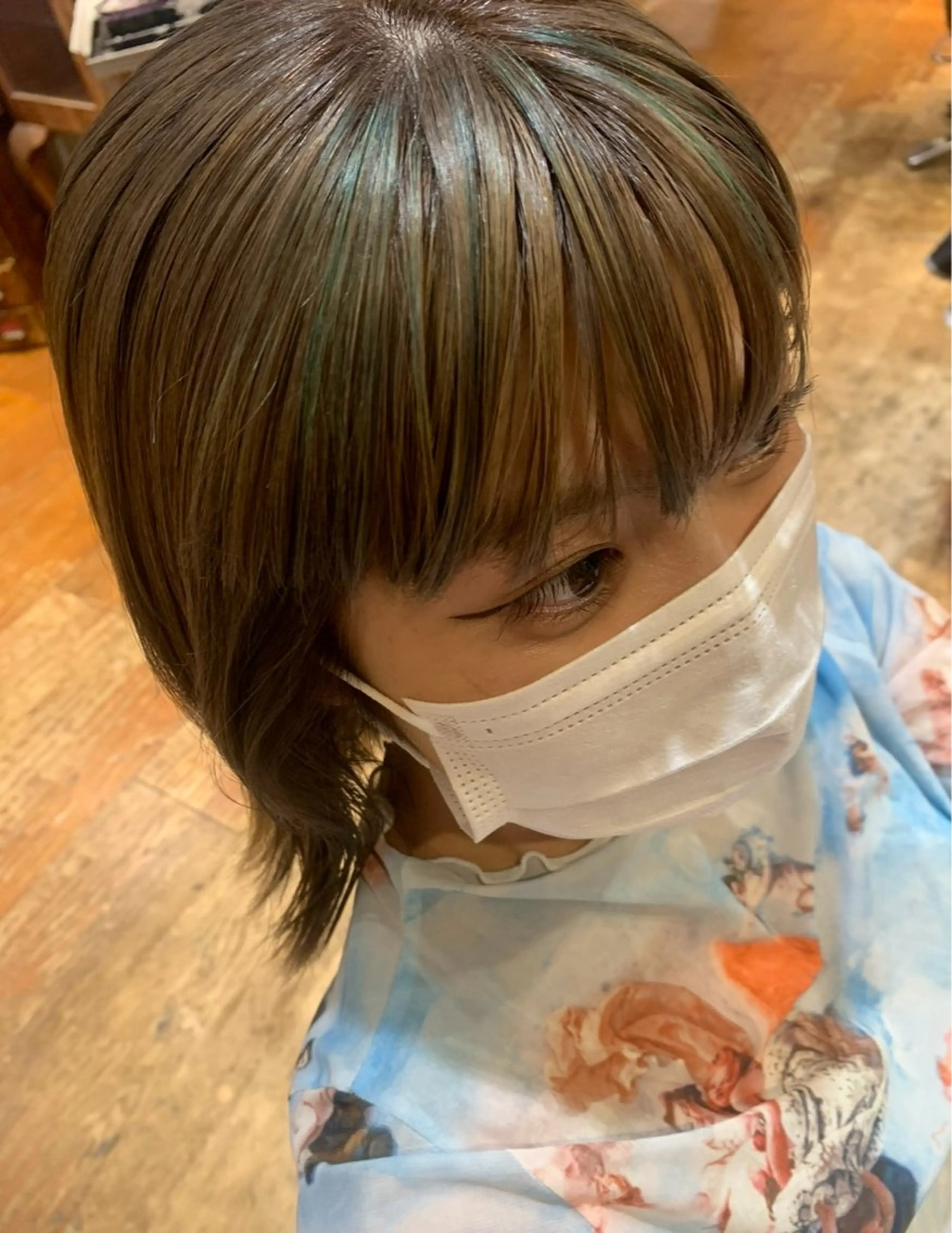 ミディアム カラー カット ヘアカラー トリートメント Opus🐕kato Mizuki🐕のヘアスタイル