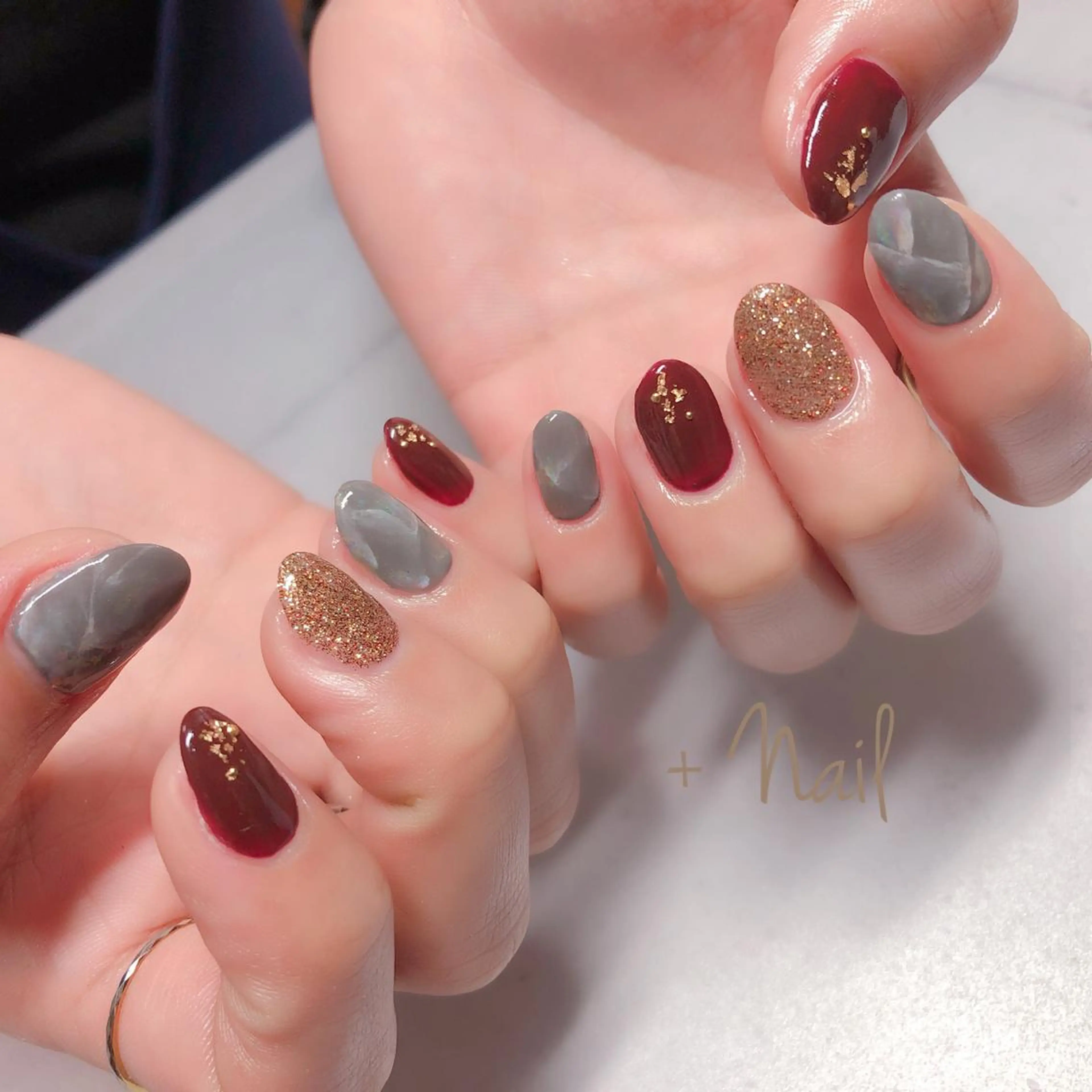 ネイル Aim* 深爪・自爪育成専門店のネイルデザイン