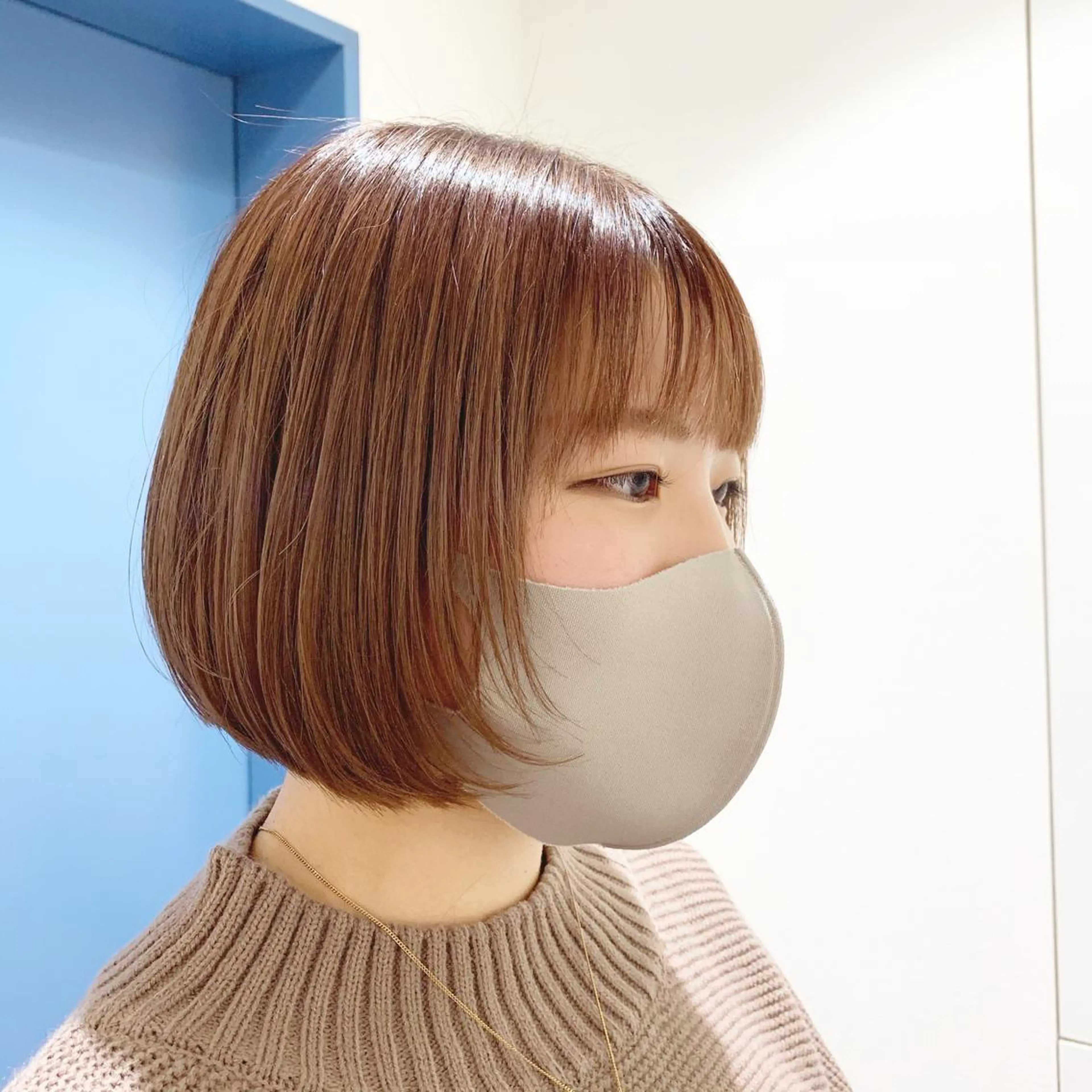 ショート ボブ 顔周りカット レイヤーカット 🌿RIO🌿 ハードパーマ🌀のヘアスタイル