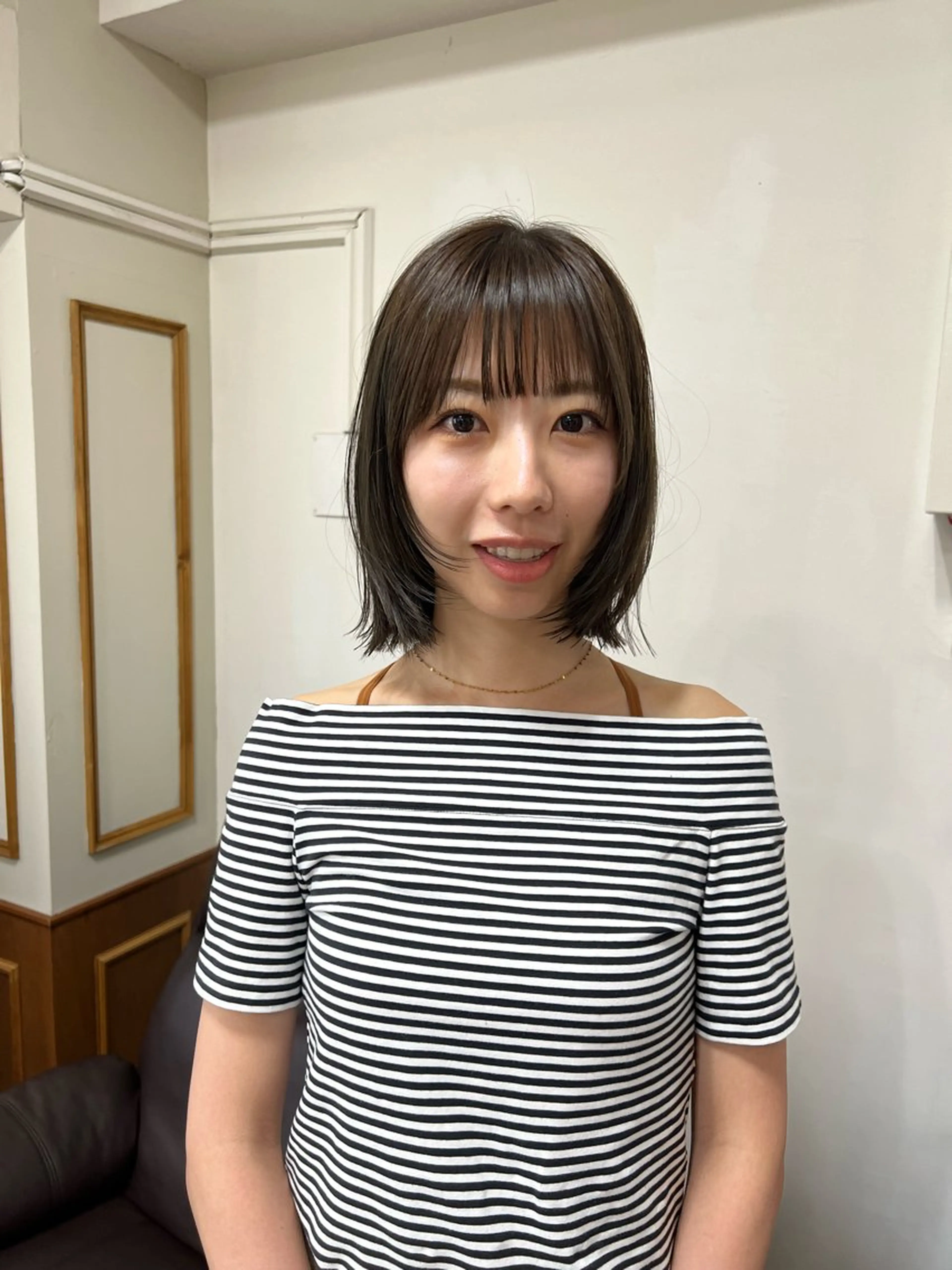 ショート カラー 顔まわりレイヤー レイヤーカット カット ヘアカラー トリートメント takada kohのヘアスタイル