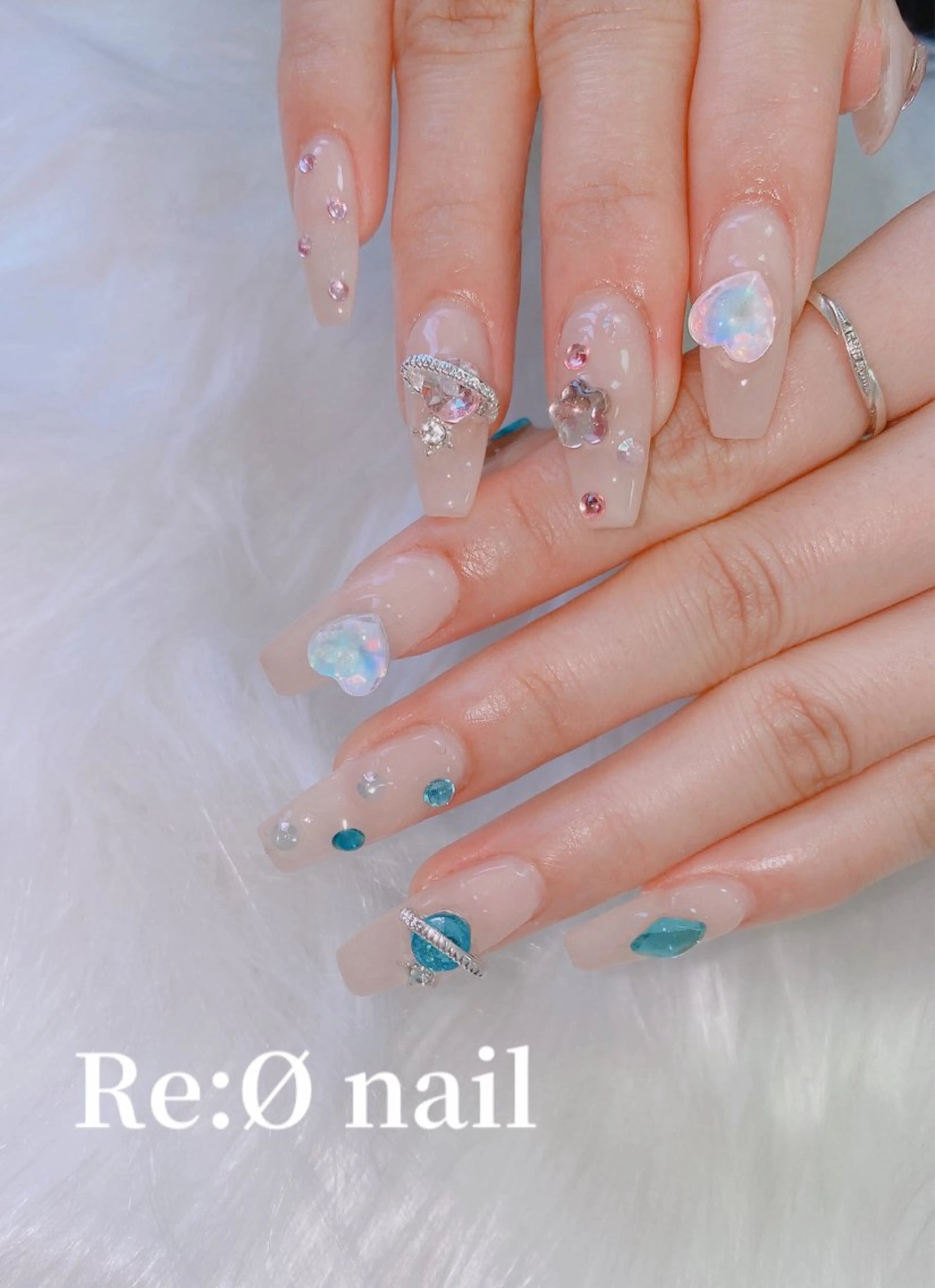 ネイル ハンドネイル Re:Ø nail 🩵TSUJIのネイルデザイン