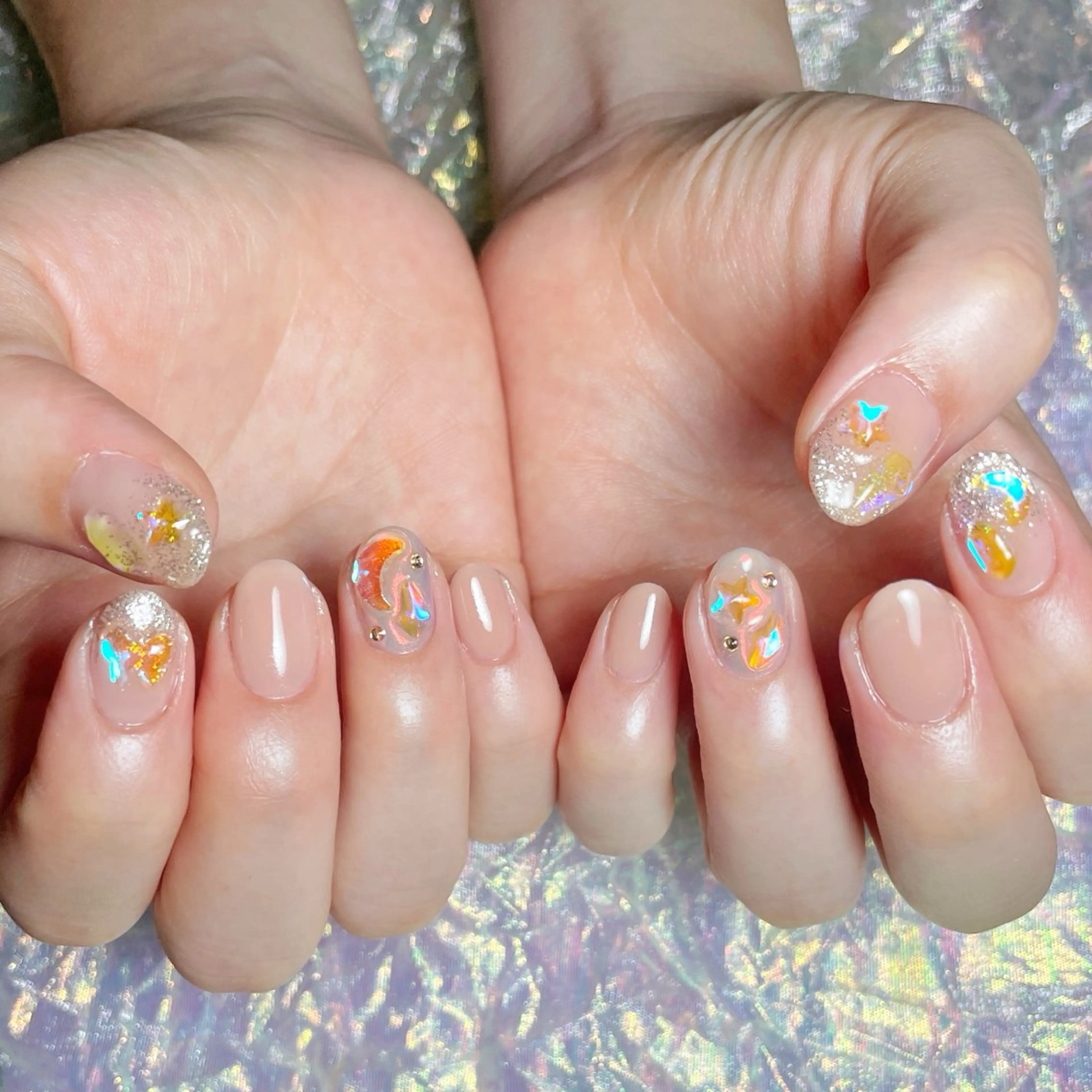 ショート ハンドネイル watanabe miyuuのネイルデザイン