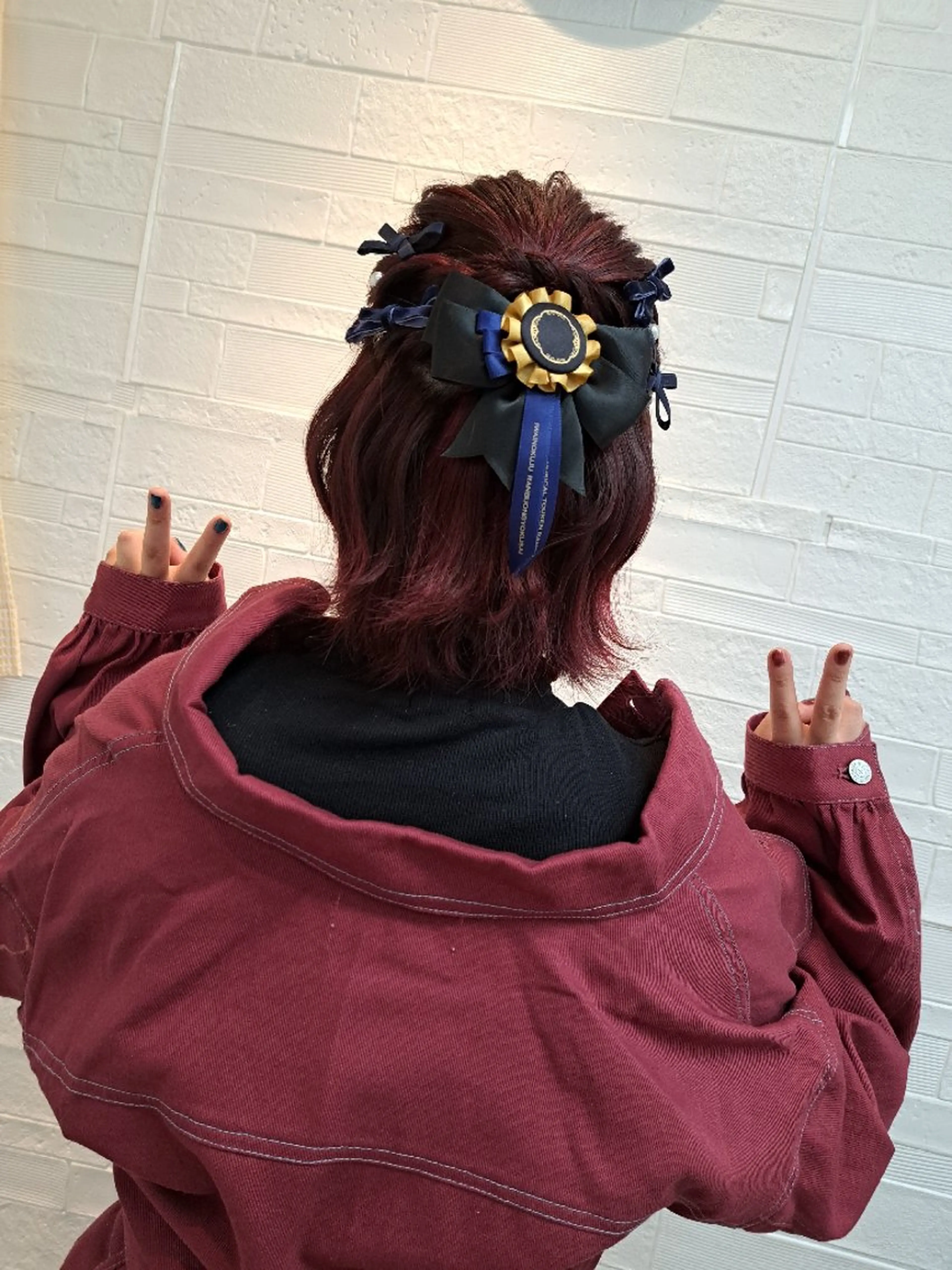 ヘアアレンジ 💜𝑳𝑼𝑵𝑨 🌻母良田愛美🌻のヘアスタイル