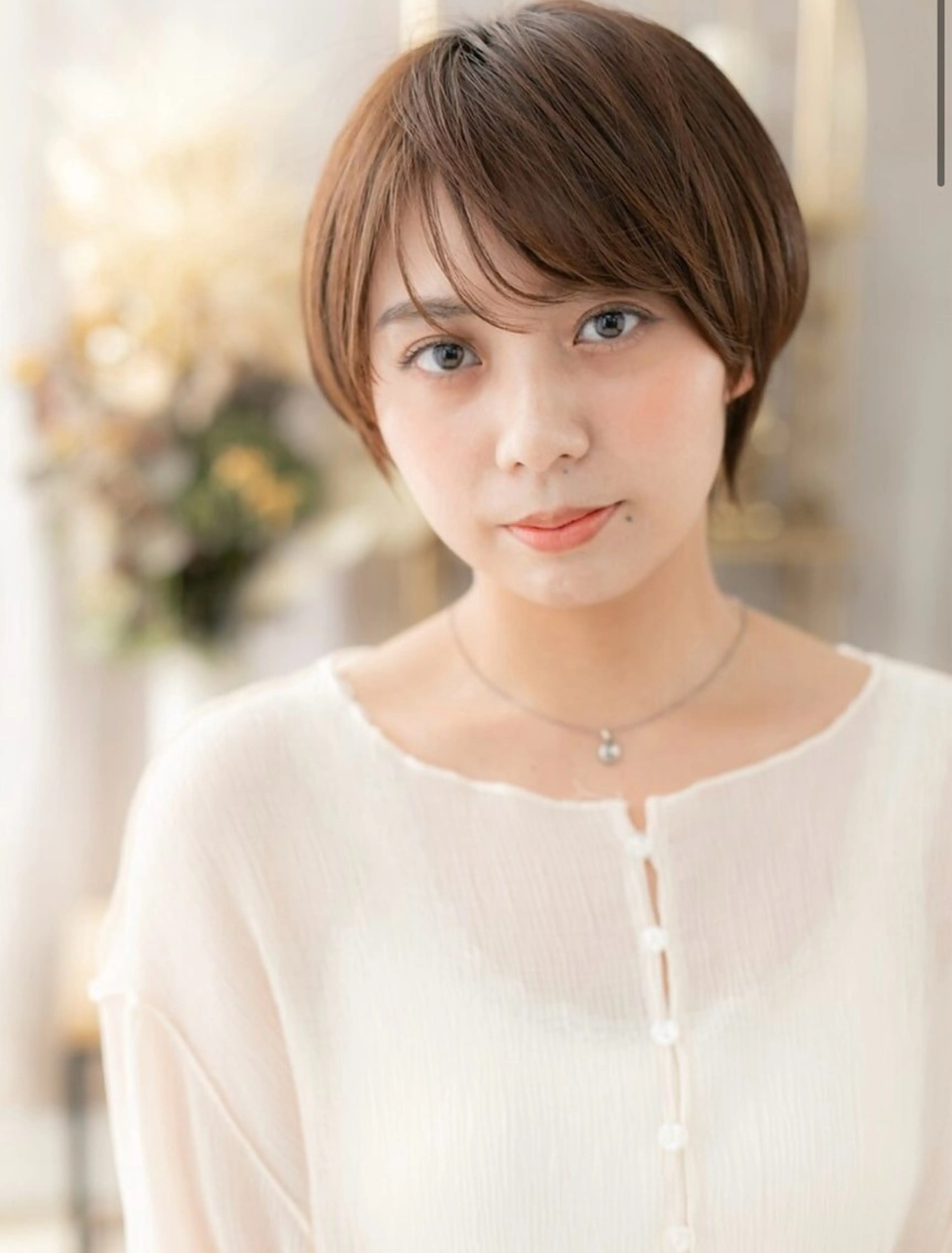 ショート ヘアカラー 土屋 凜のヘアスタイル