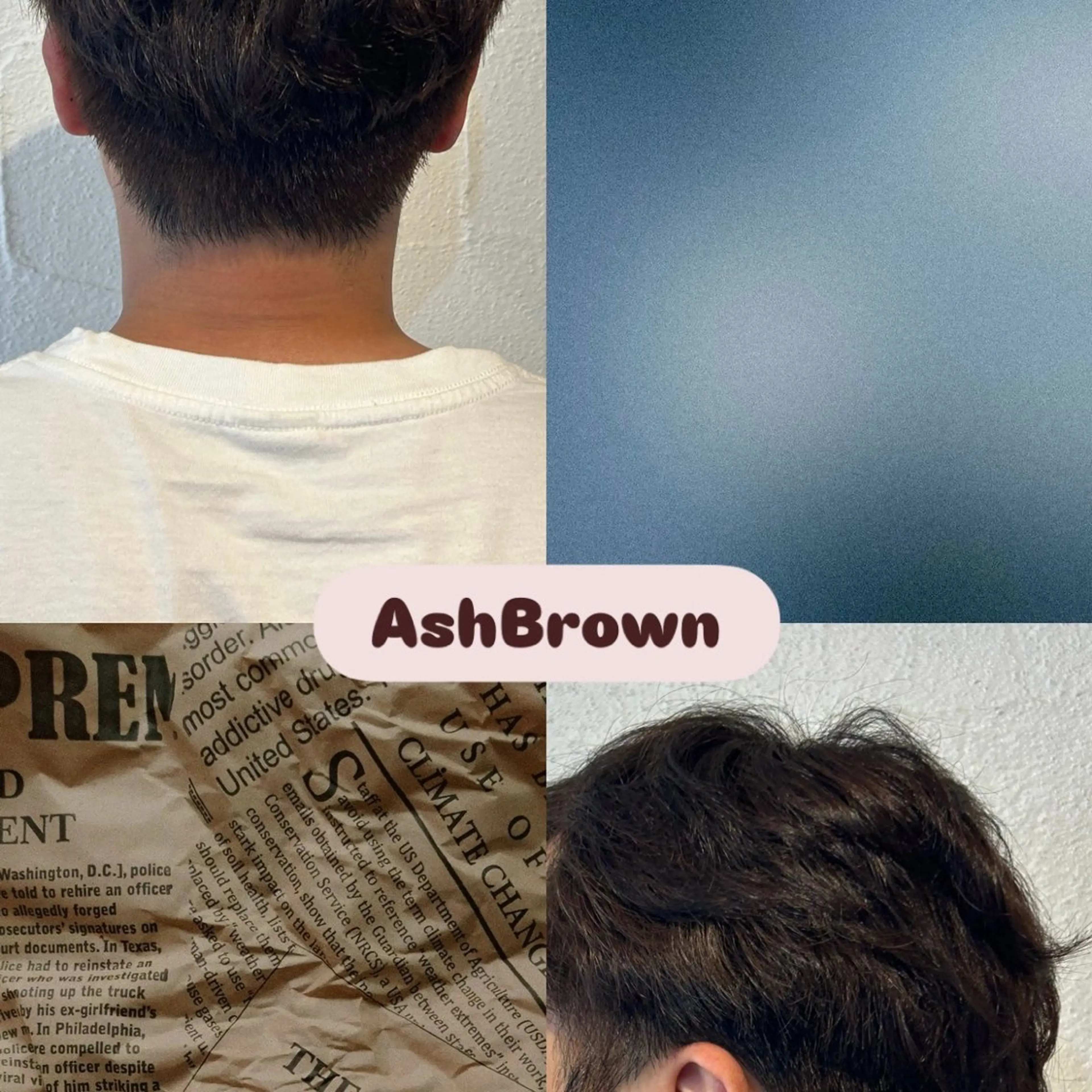 ショート カラー メンズ 半澤 亜実🪐/縮毛矯正のヘアスタイル