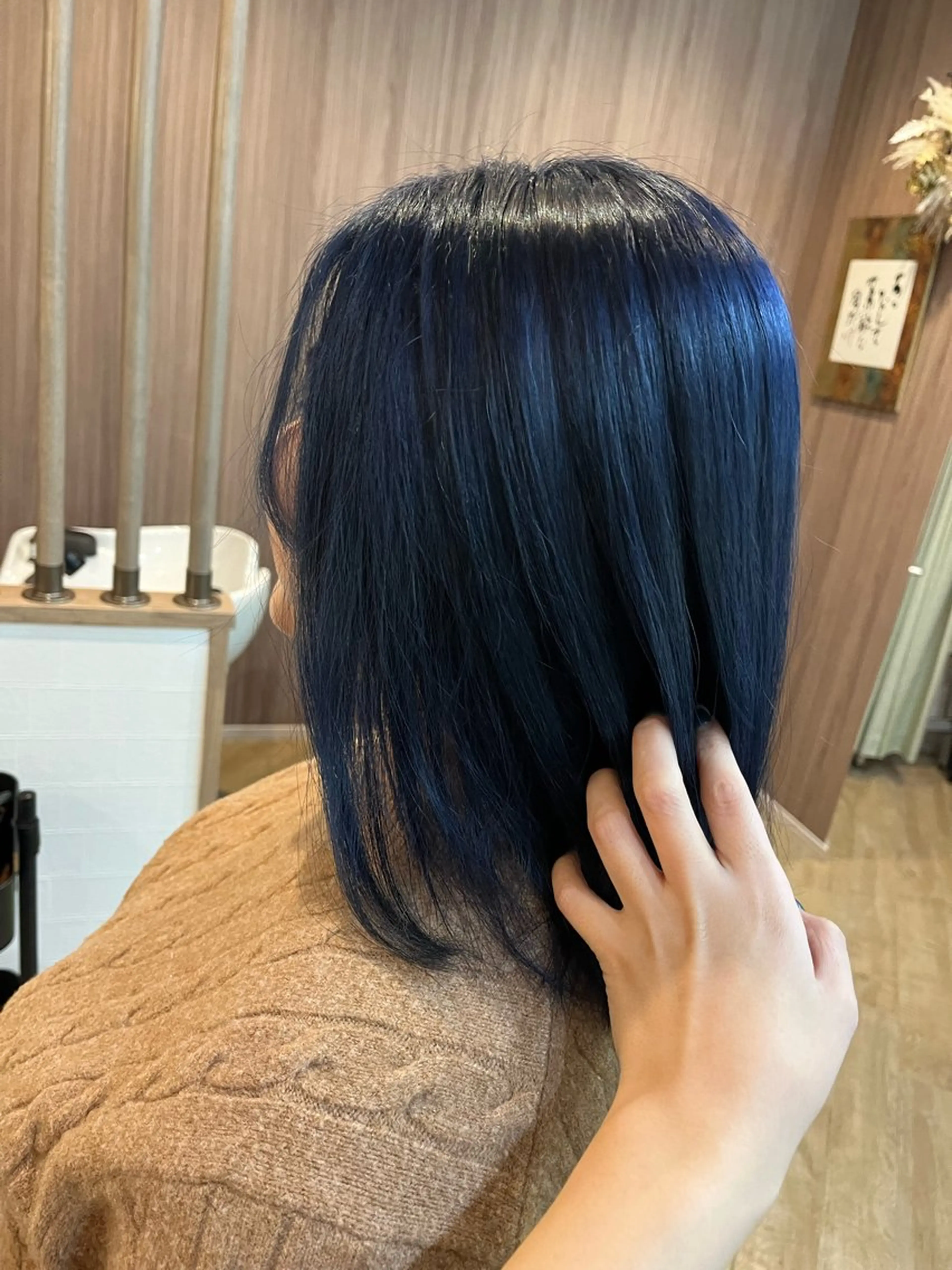 ミディアム カラー ヘアアレンジ ヘアカラー トリートメント like みやびのヘアスタイル