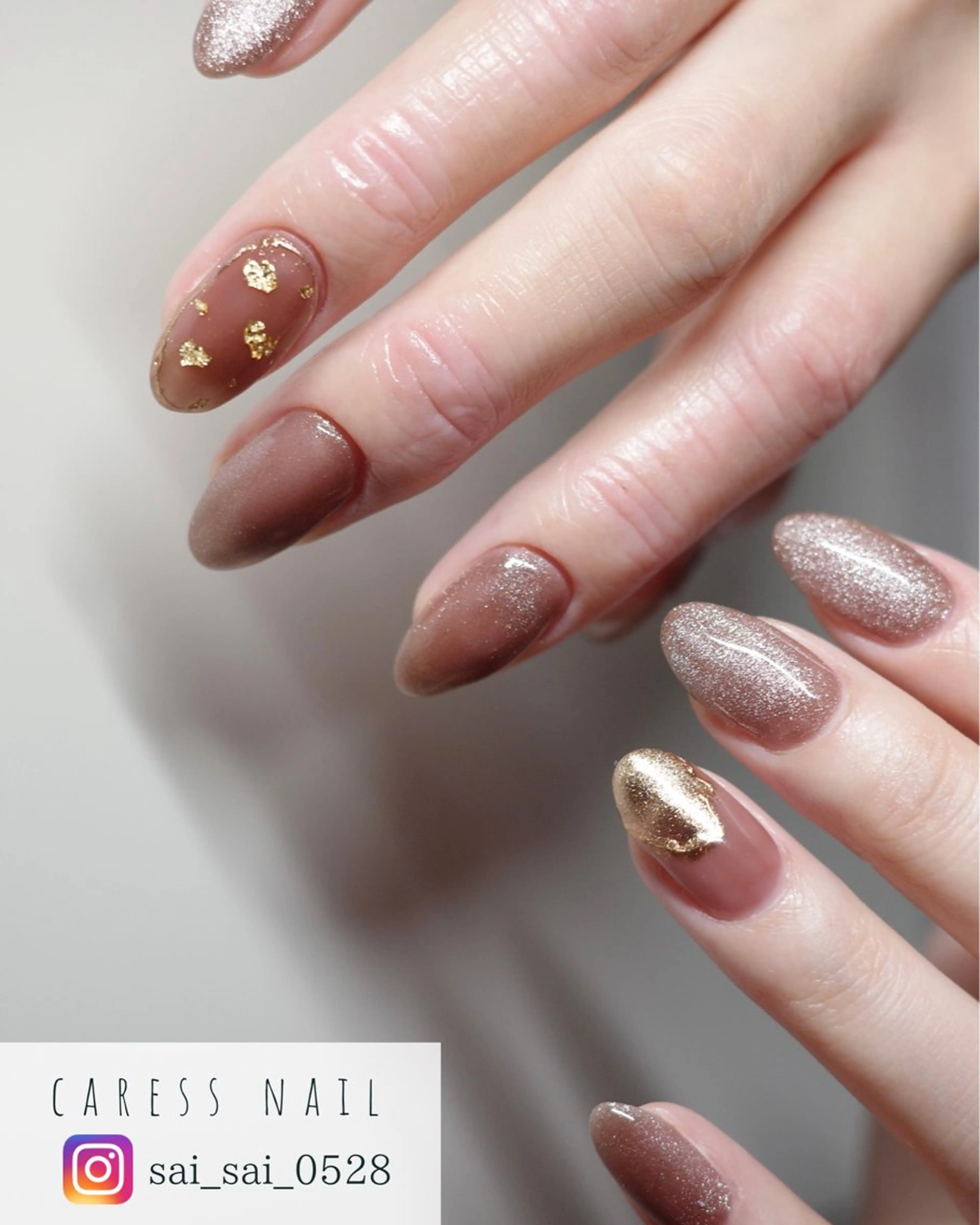 ネイル caress nail カレスネイル 代々木上原所属・カレスネイル さいのネイルデザイン